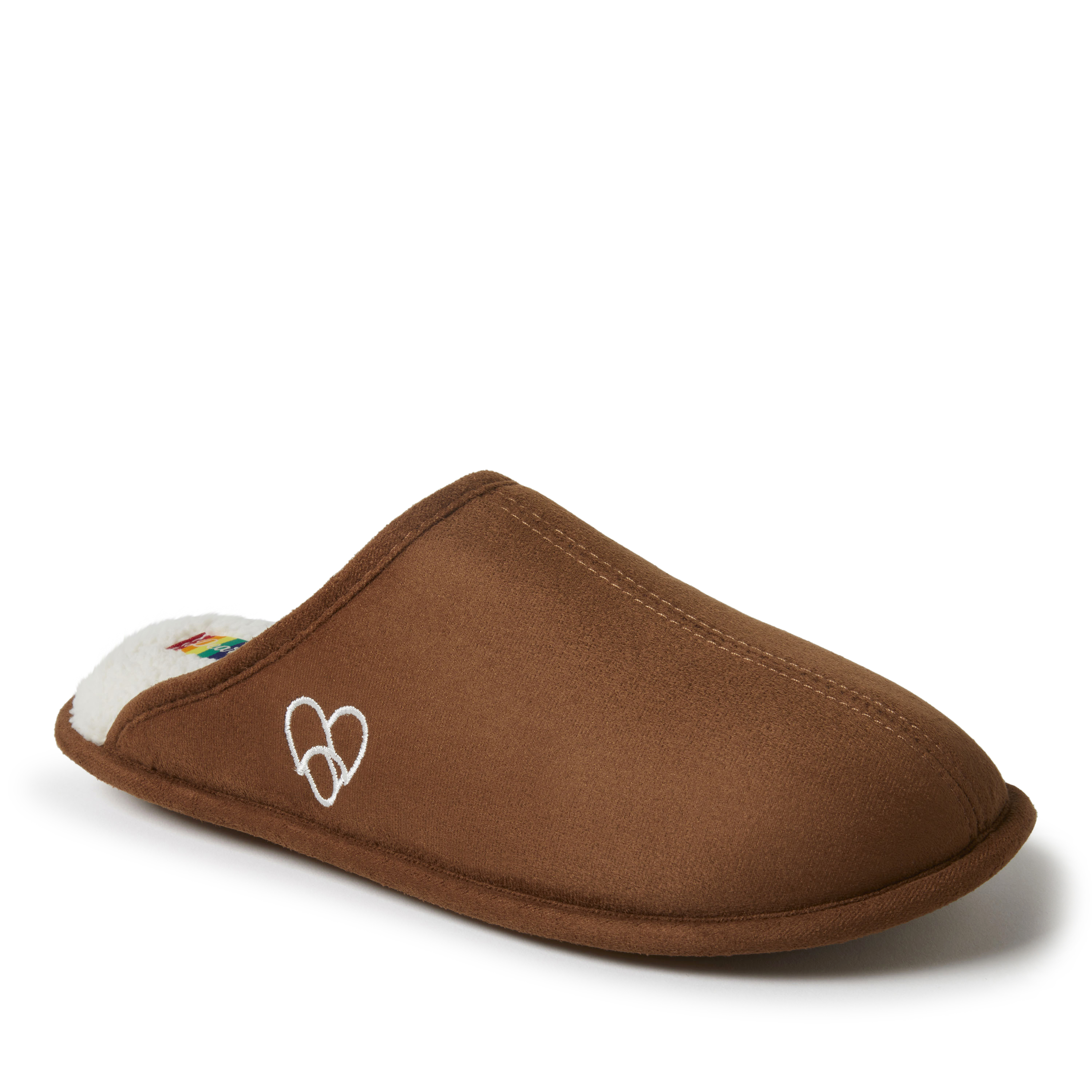 Dearfoams Unisex Adult Pride Collection Scuff Slipper