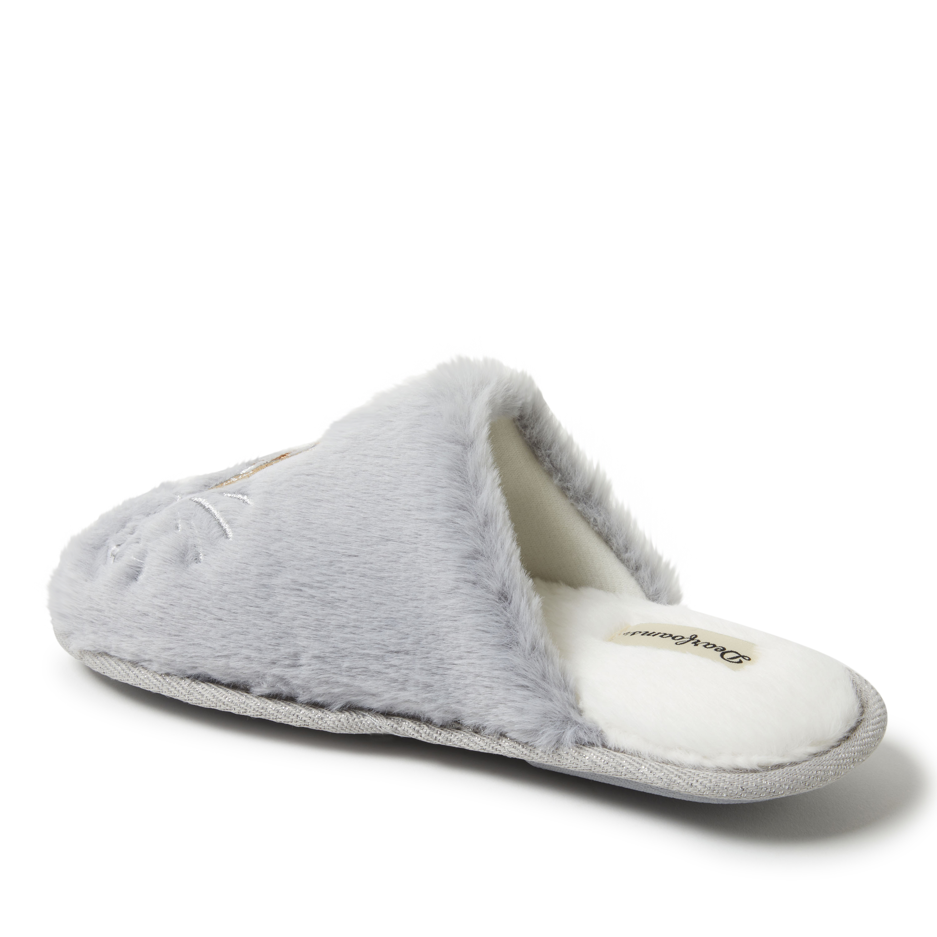 Dearfoams Women's Bridal Celebration Fuzzy Scuff House Slipper - Picture 10 of 11