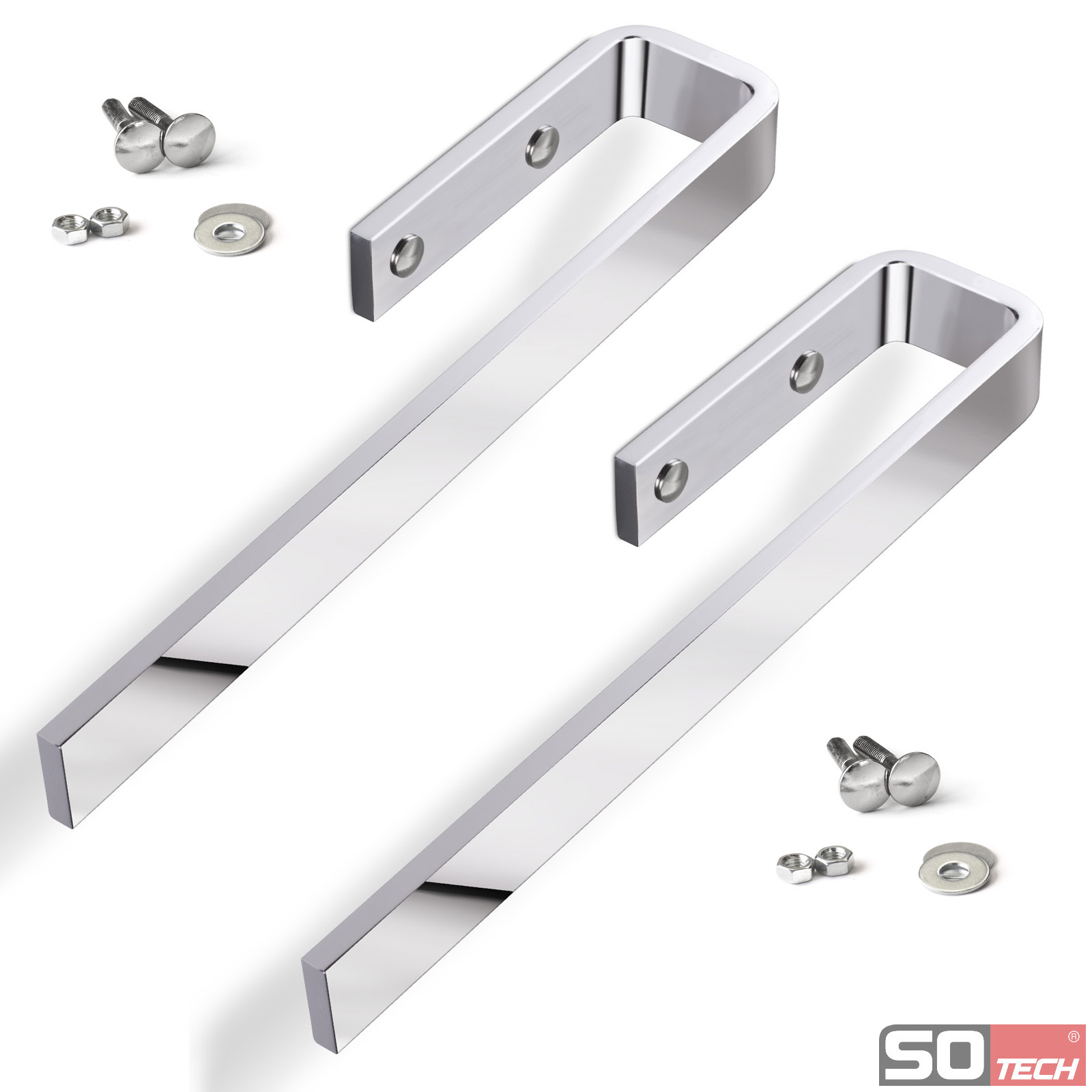 Toallero Barandilla Baño/Cocina PELI Montaje Cuerpo Cromo 325 mm SOTECH - Imagen 10 de 11