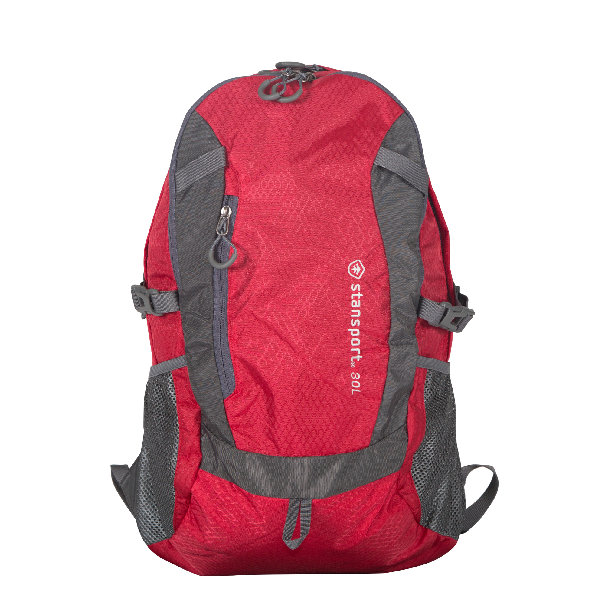 Stansport 30l Daypack Red School Laptop Bag Camping Outdoor Backpack