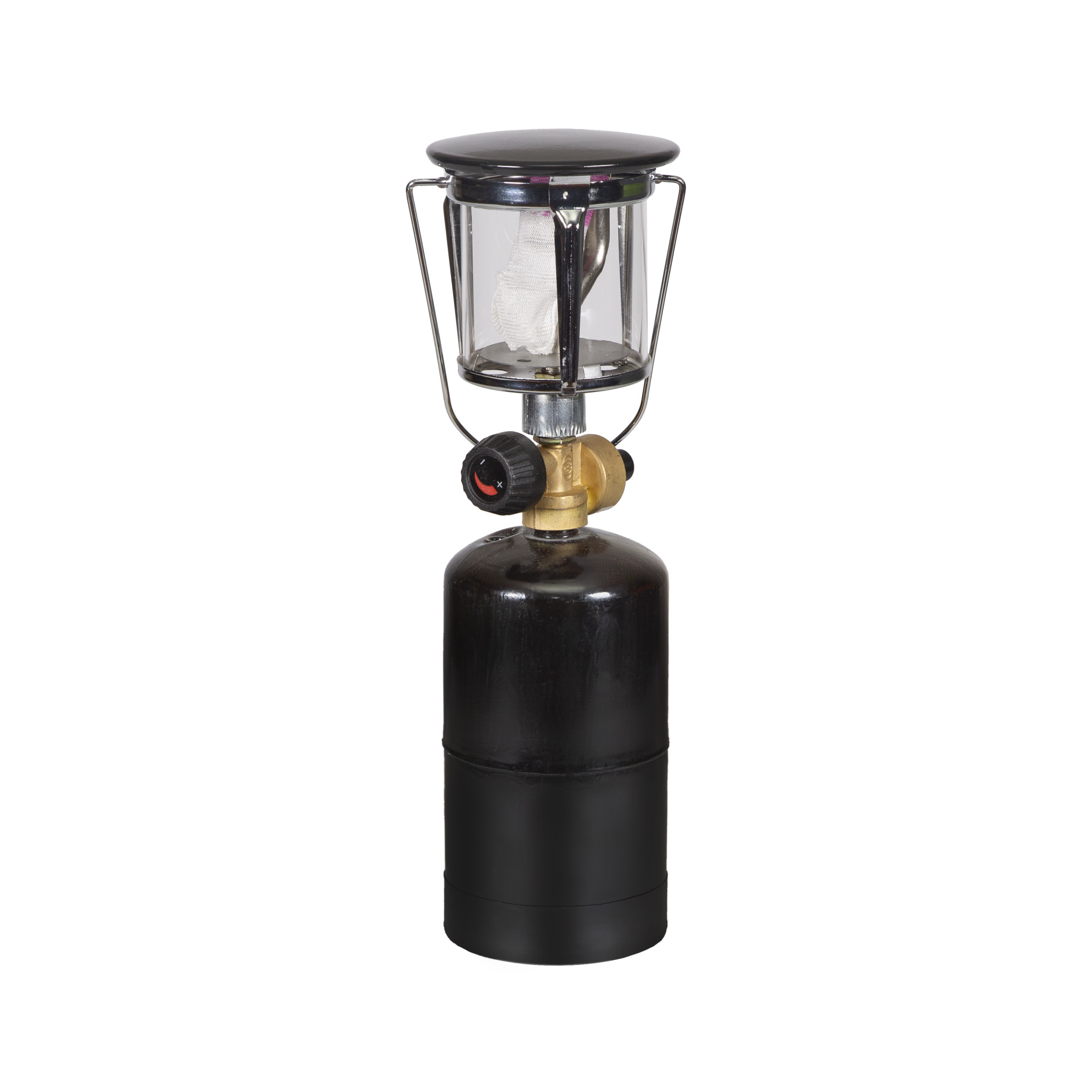 STANSPORT COMPACT SINGLE MANTLE PROPANE LANTERN GLASS GLOBE OUTDOOR
