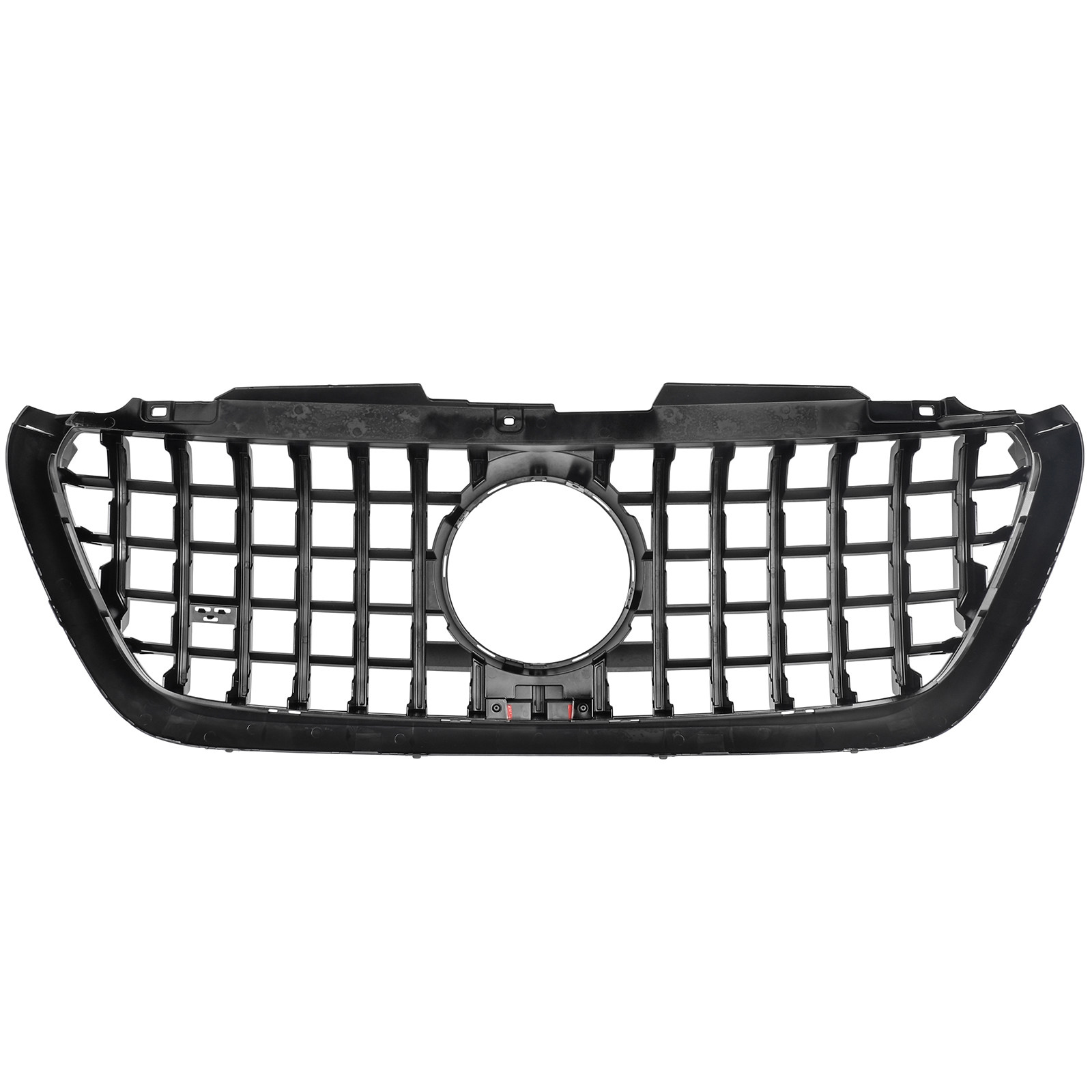 Aggressive Upgrade: Gloss Black GT R Style Front Grille For Mercedes Sprinter 1500-3500 (2018-2024 W907)