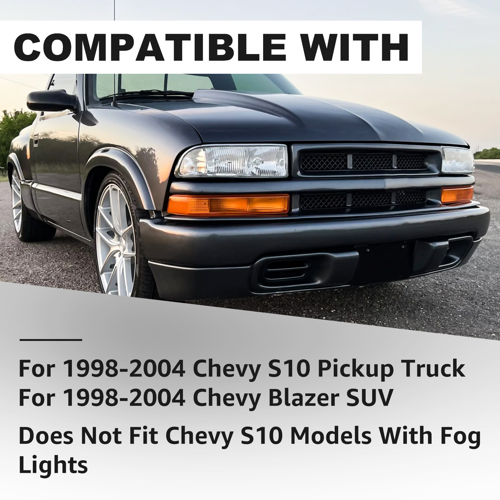 DEPO 1998-2004 S10 Blazer Headlight Set Driver ＆ Passenger Side Left/Right Hand LH/RH - GM2503172 GM2502172 16526218 16526217並行輸入 : Chevy S10 Pickup Truck ⁄ Blazer 98-04 Headlight