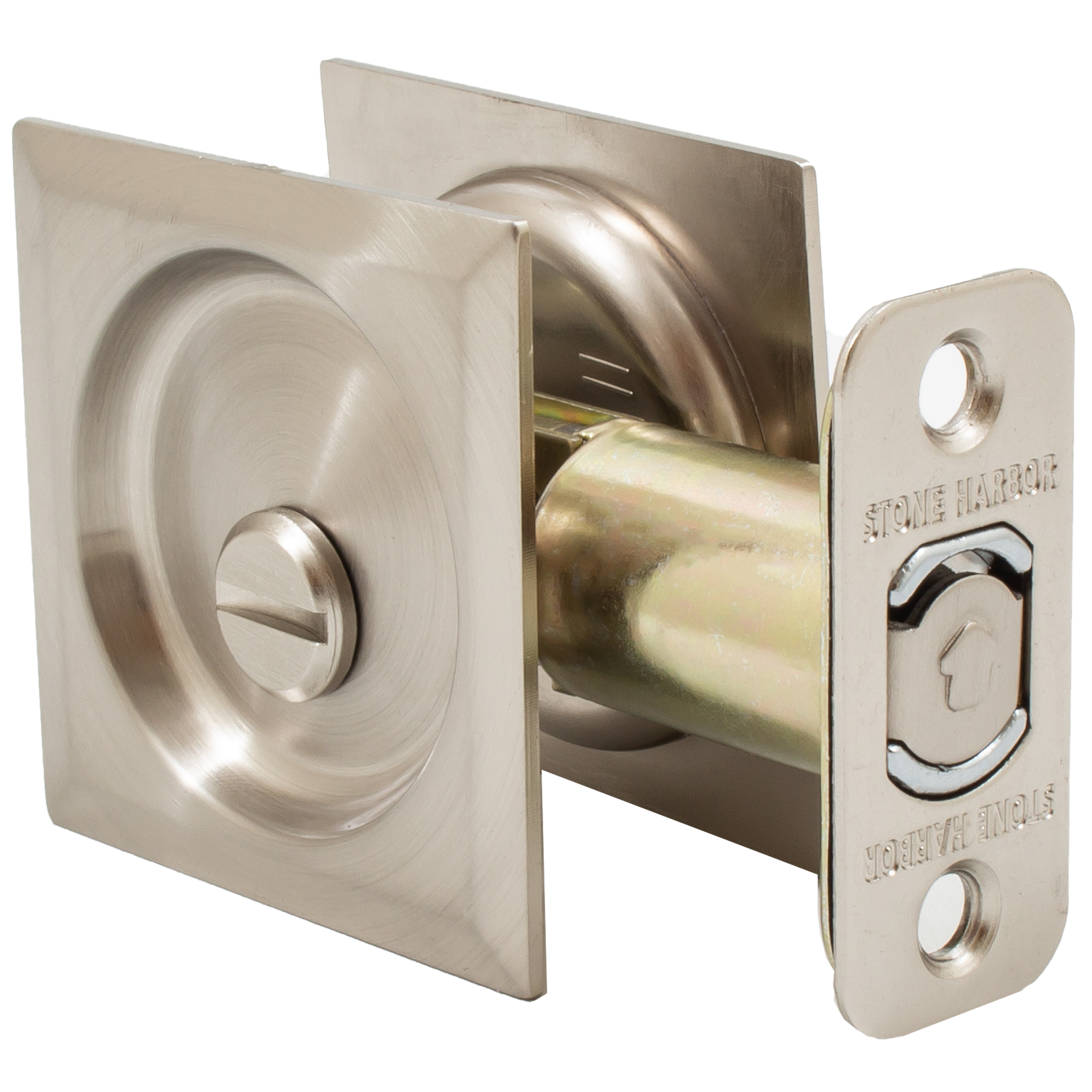 Contemporary Square Pocket Door Lock Privacy/Bed/Bath eBay