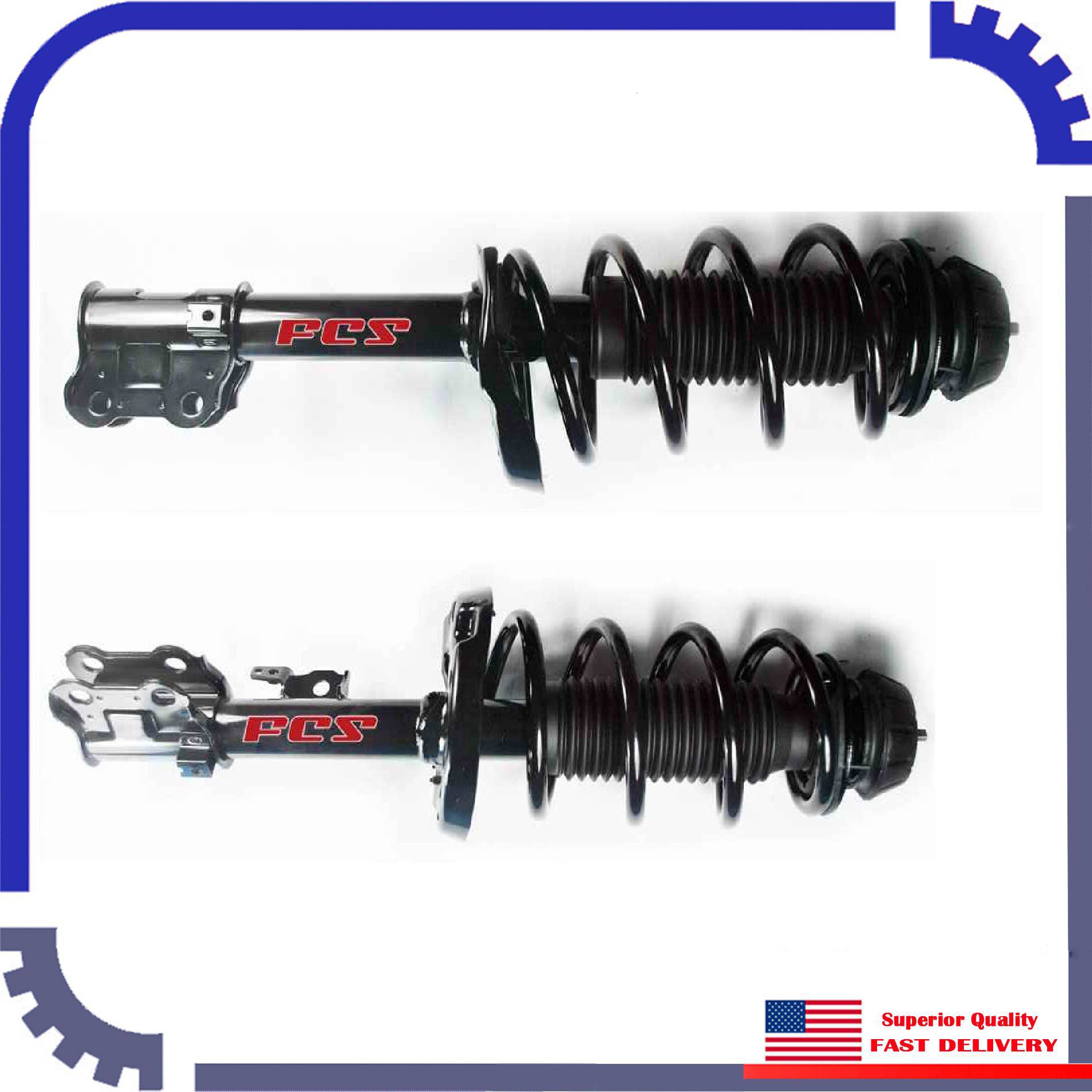 2Pcs FCS Suspension Strut Front Left&Right For 20102011 Kia Soul 4u SX