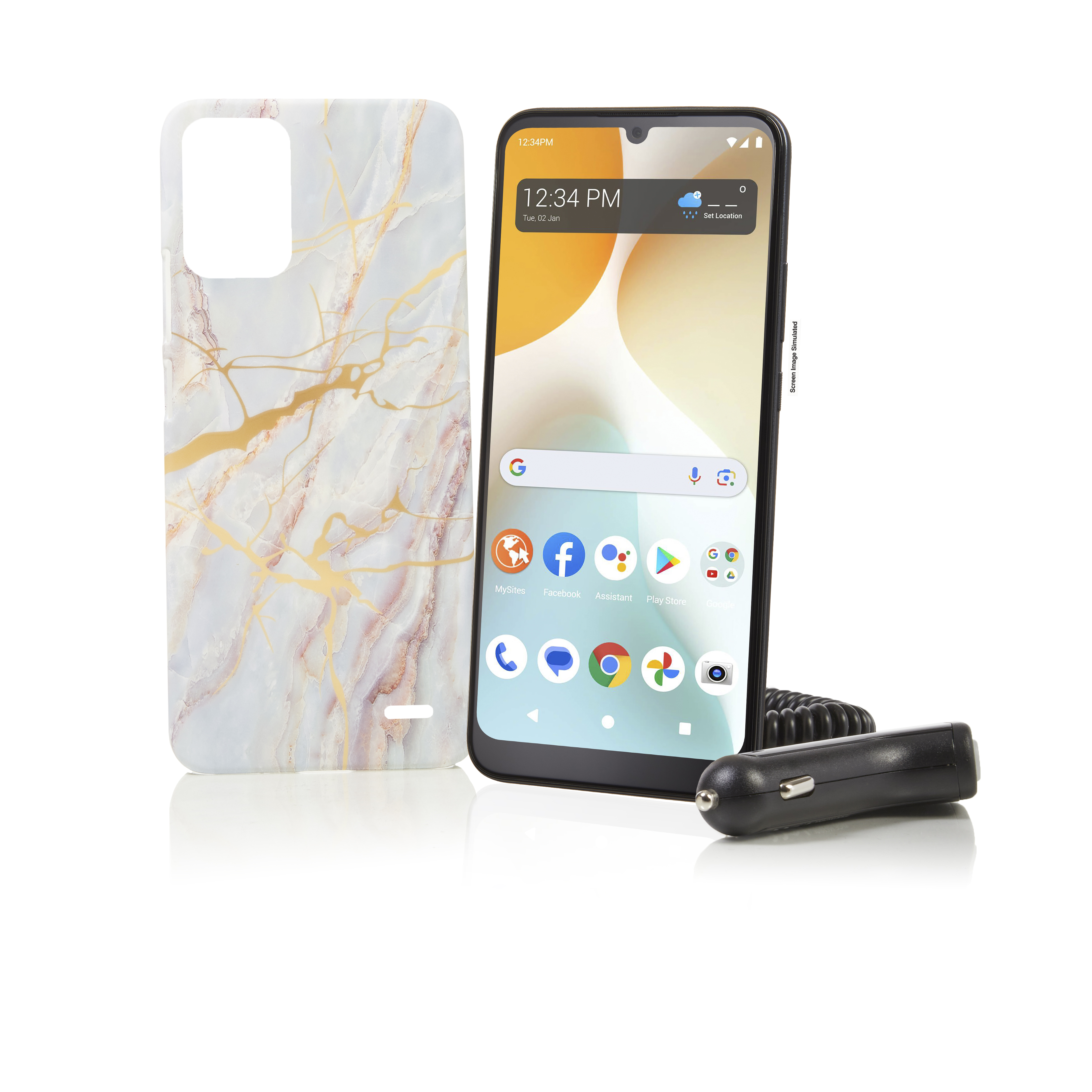 Tracfone BLU View 5 Pro (1500 min/1500 txt/1500 Mo/365 jours) - Photo 3 sur 5