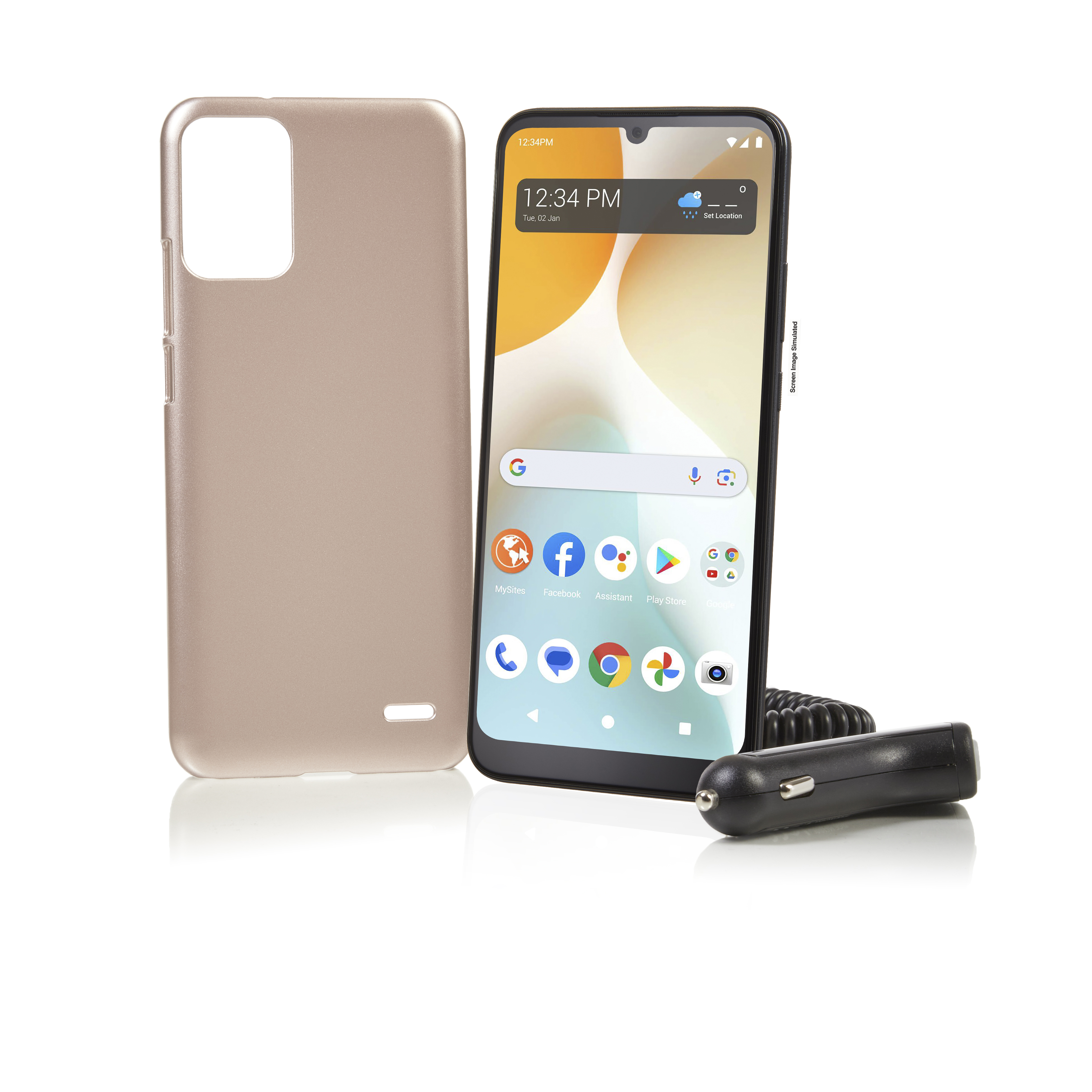Tracfone BLU View 5 Pro (1500 min/1500 txt/1500 Mo/365 jours) - Photo 5 sur 5