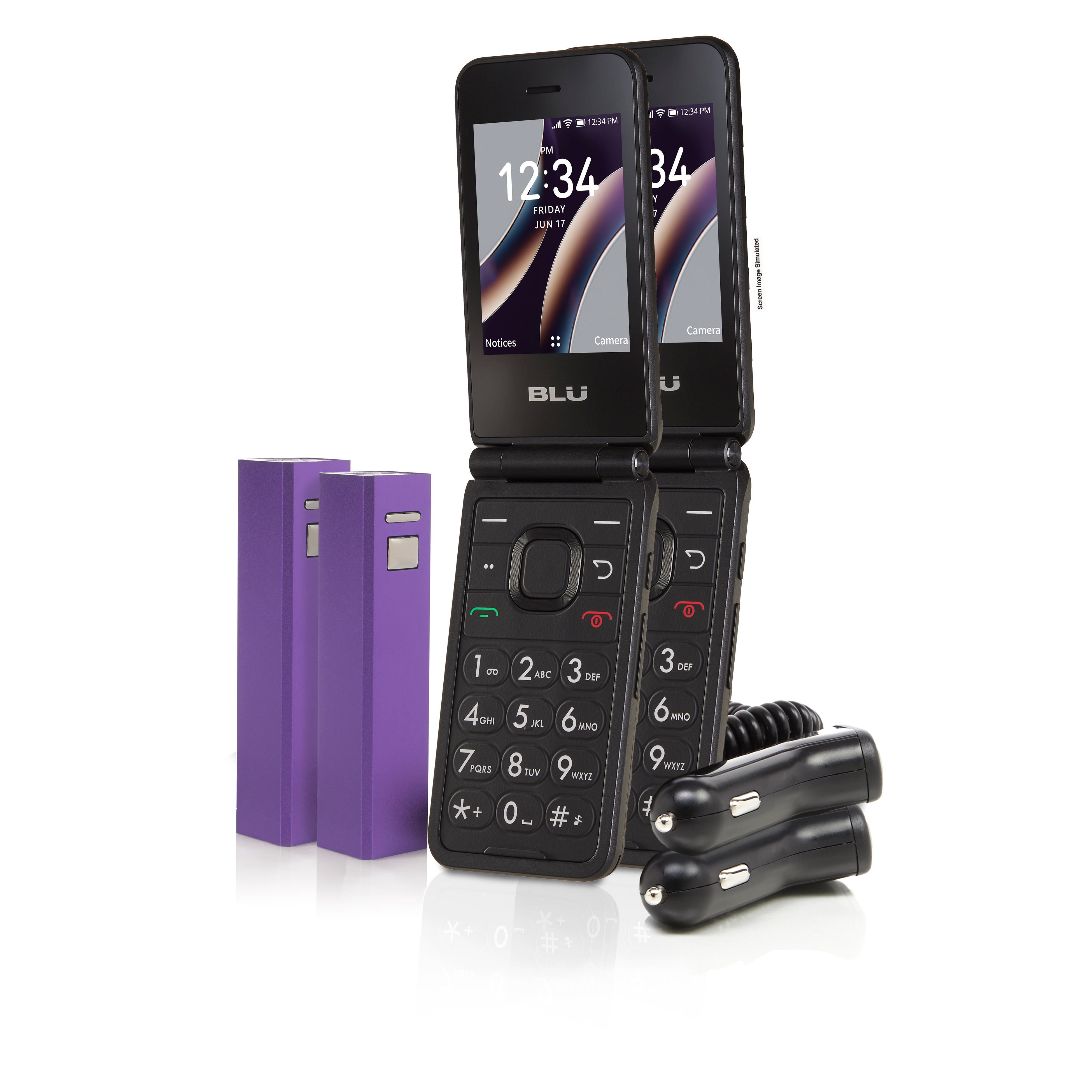 Tracfone BLU FLEX + 1200 MIN/1200 texte/plan annuel 1200 Mo (lot de 2) - Photo 10 sur 11