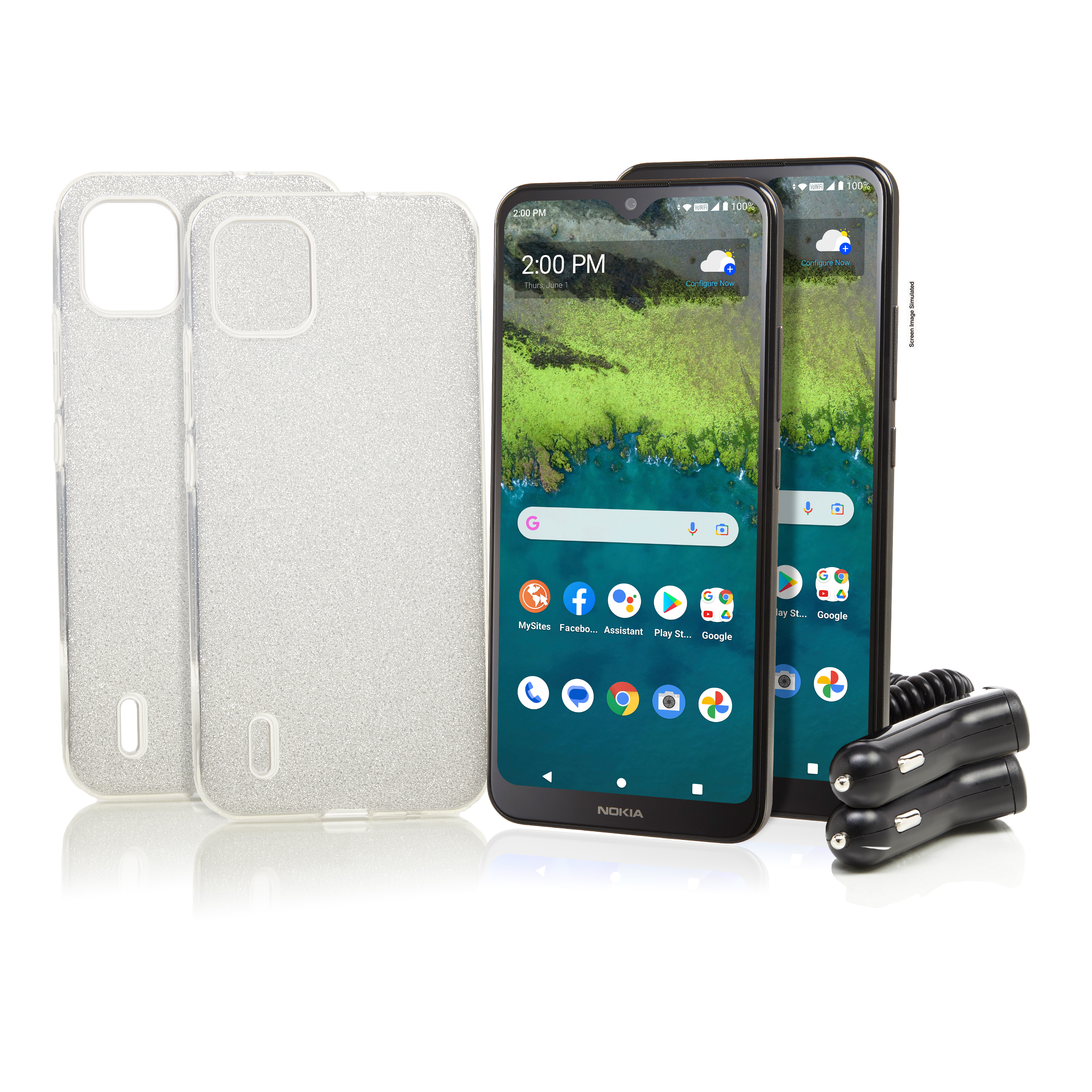 Tracfone NOKIA C110 + 1500Min/1500Txt/1500MB Plan Anual (Paquete de 2) - Imagen 16 de 16