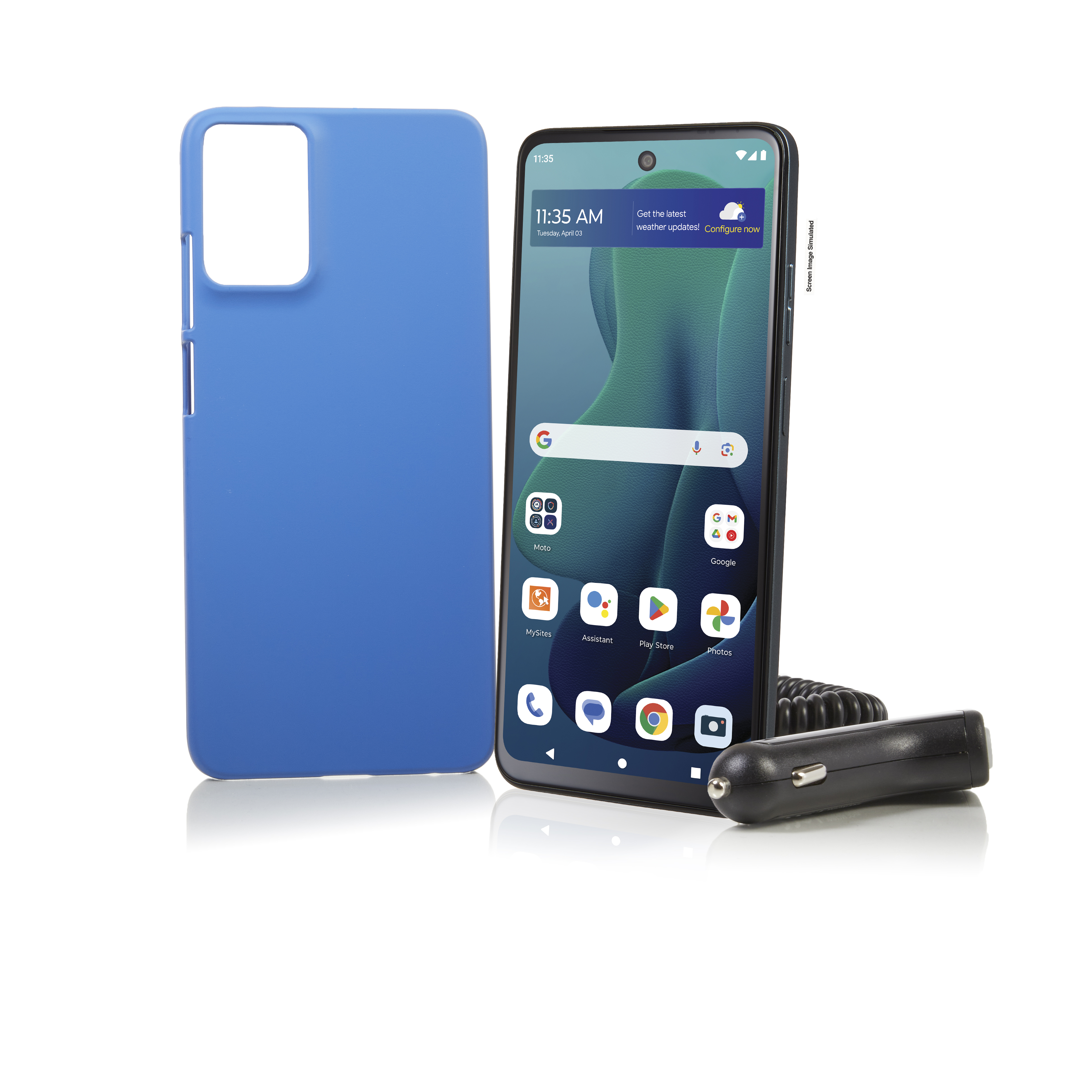 Plan annuel Tracfone MOTOROLA moto g 5G + 1500min/1500Txt/1500Mo - Photo 2 sur 5