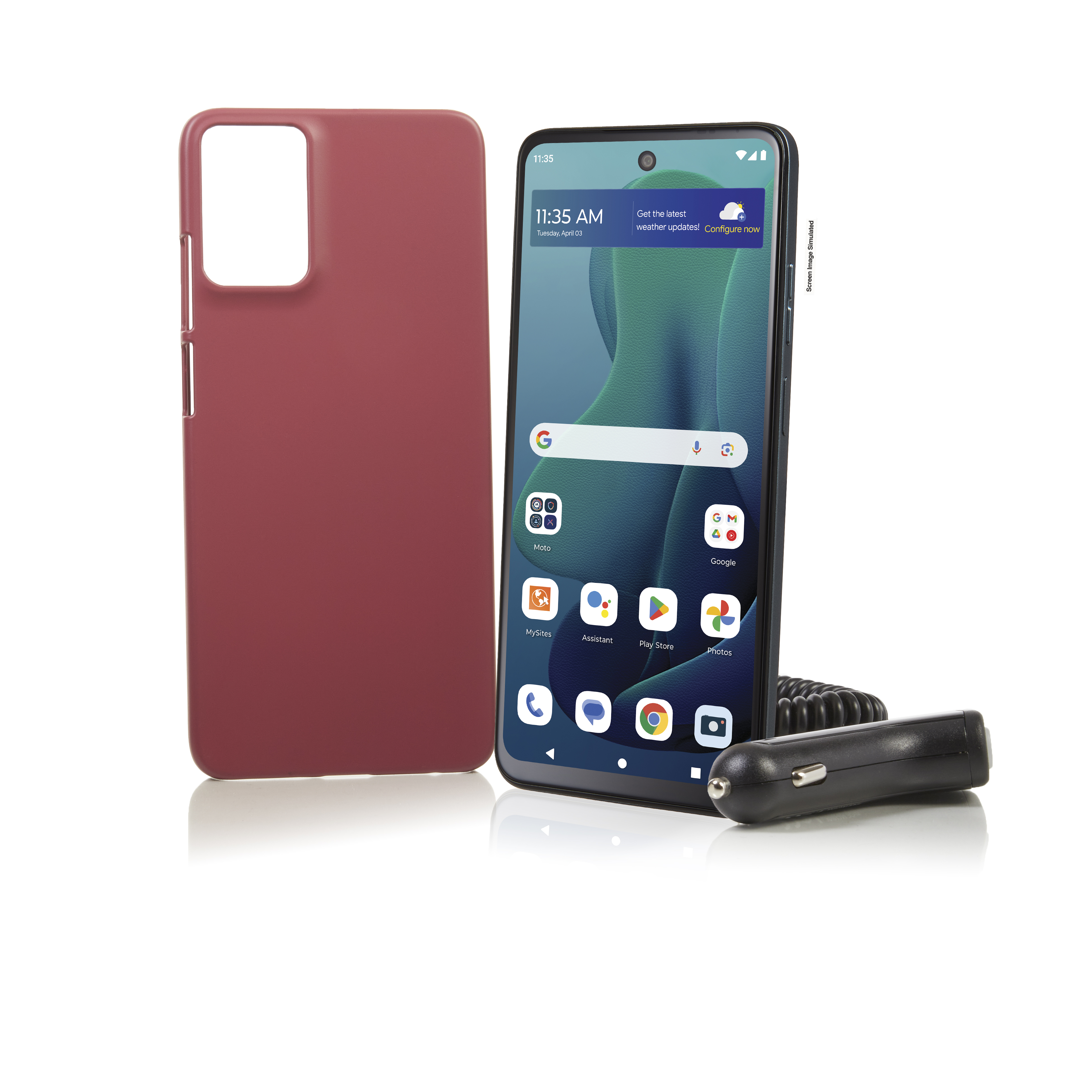 Plan annuel Tracfone MOTOROLA moto g 5G + 1500min/1500Txt/1500Mo - Photo 3 sur 5
