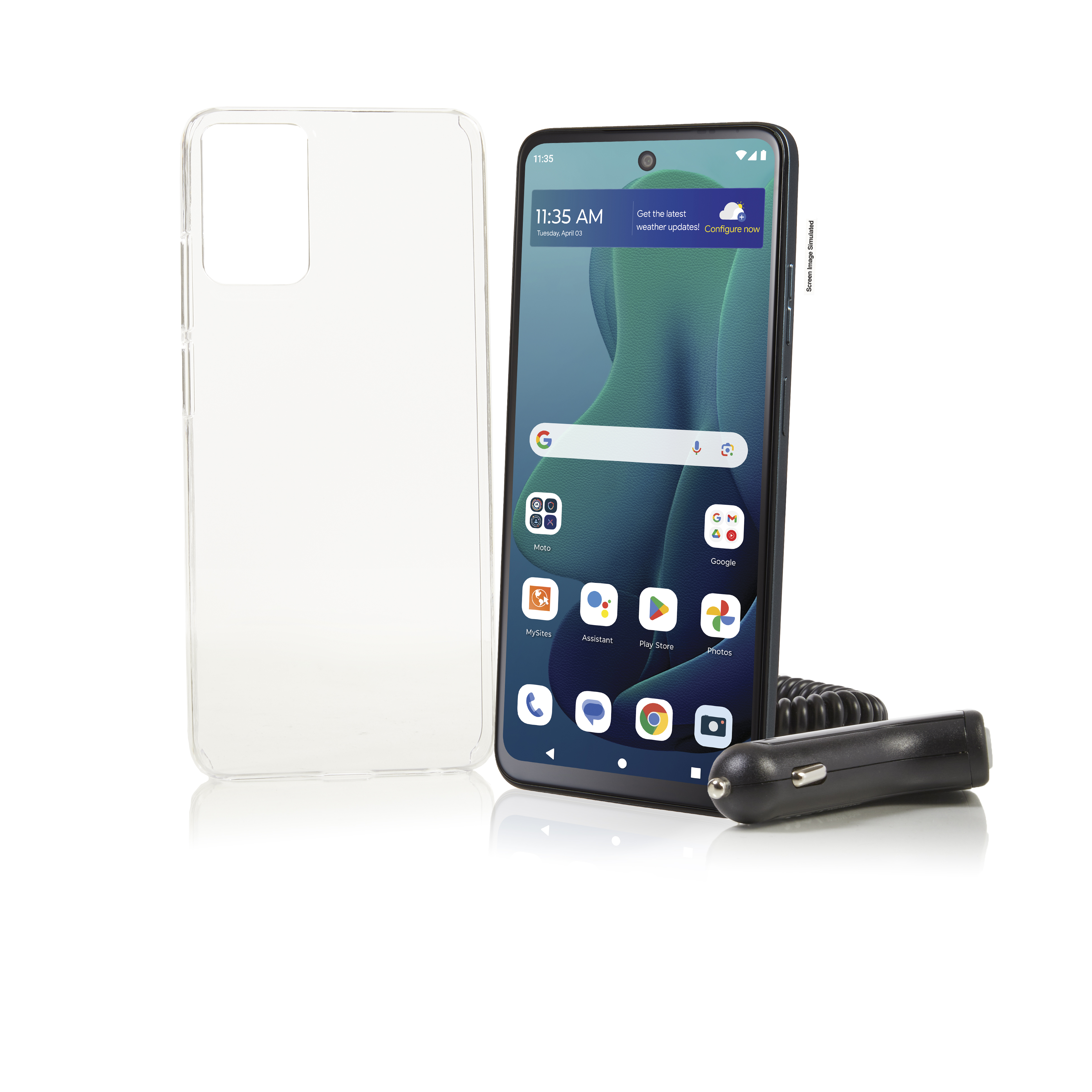 Plan annuel Tracfone MOTOROLA moto g 5G + 1500min/1500Txt/1500Mo - Photo 4 sur 5