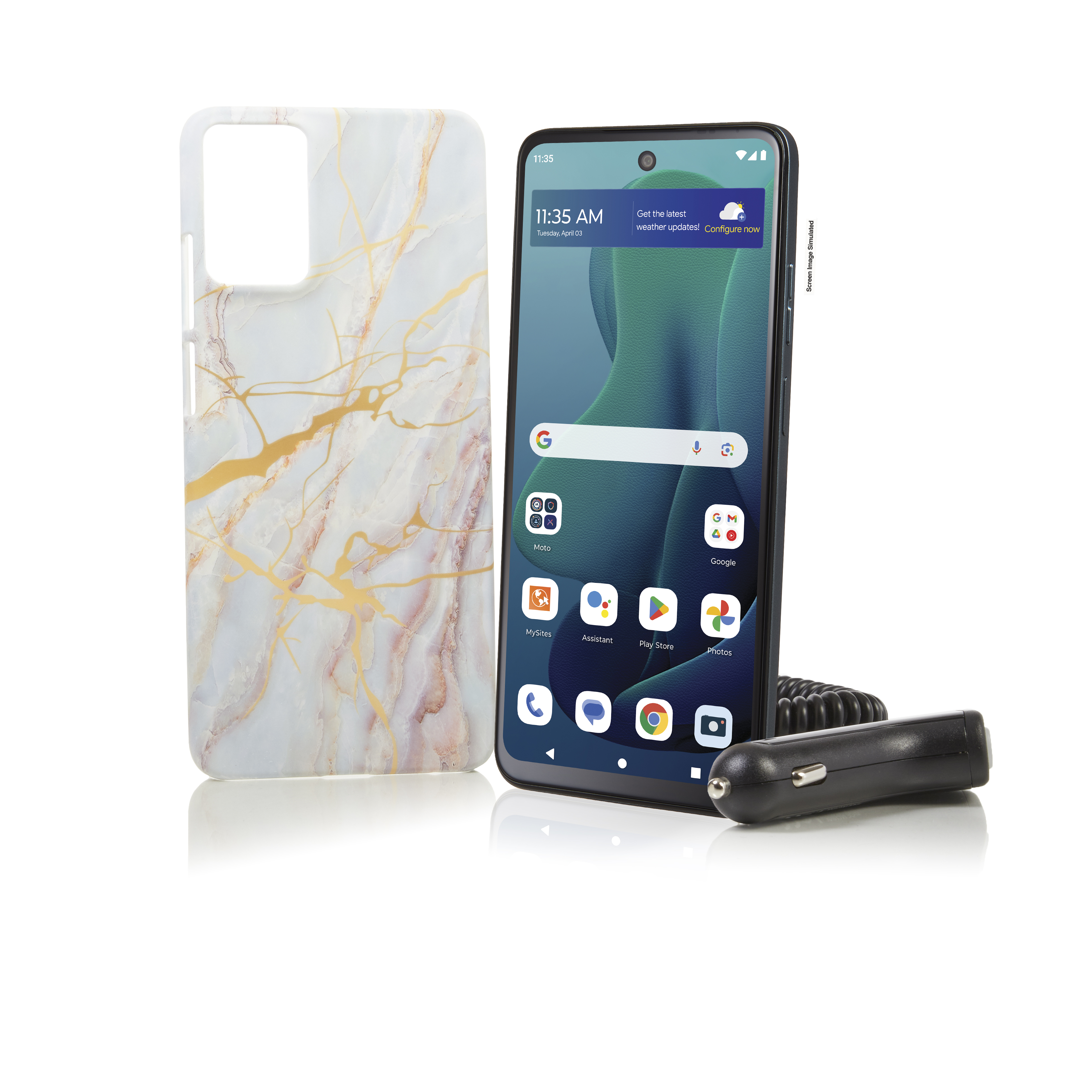 Plan annuel Tracfone MOTOROLA moto g 5G + 1500min/1500Txt/1500Mo - Photo 5 sur 5