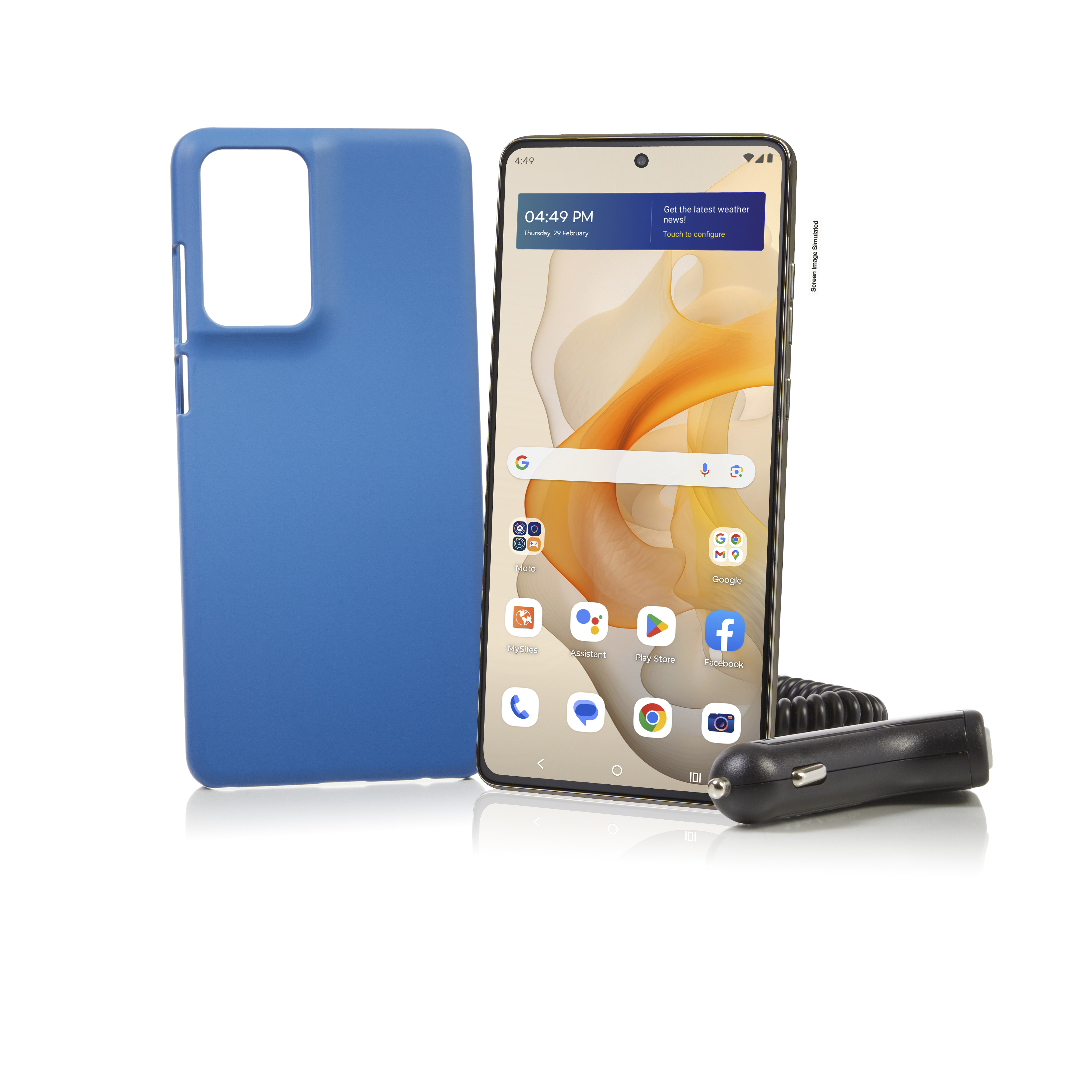 Tracfone 2024 Moto G Stylus 5G 1-Year Plan (1500/1500/1.5GB) Bundle