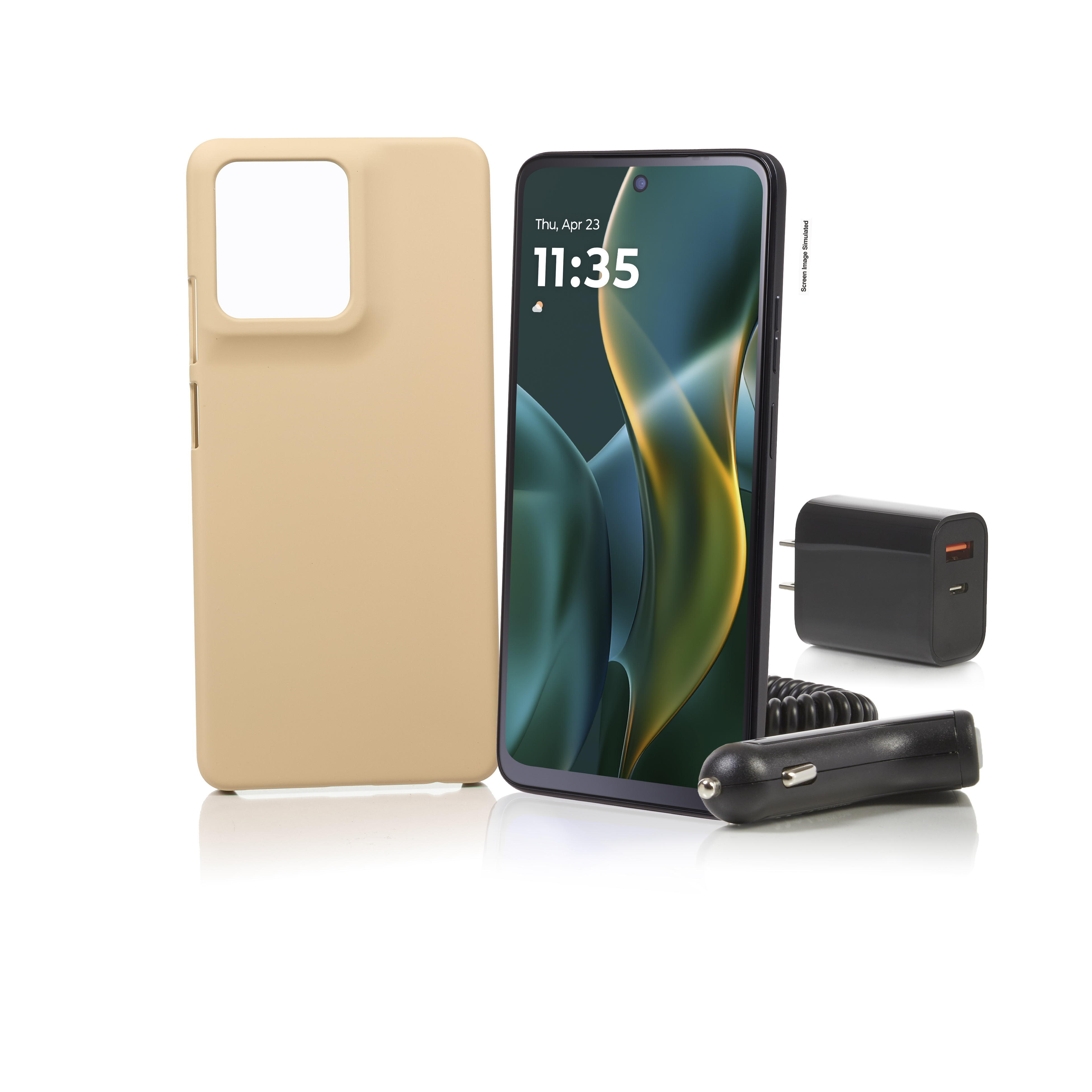 Tracfone Moto G 5G 2025 128GB + 1 Year Service (1500 Min/Txt/Data)