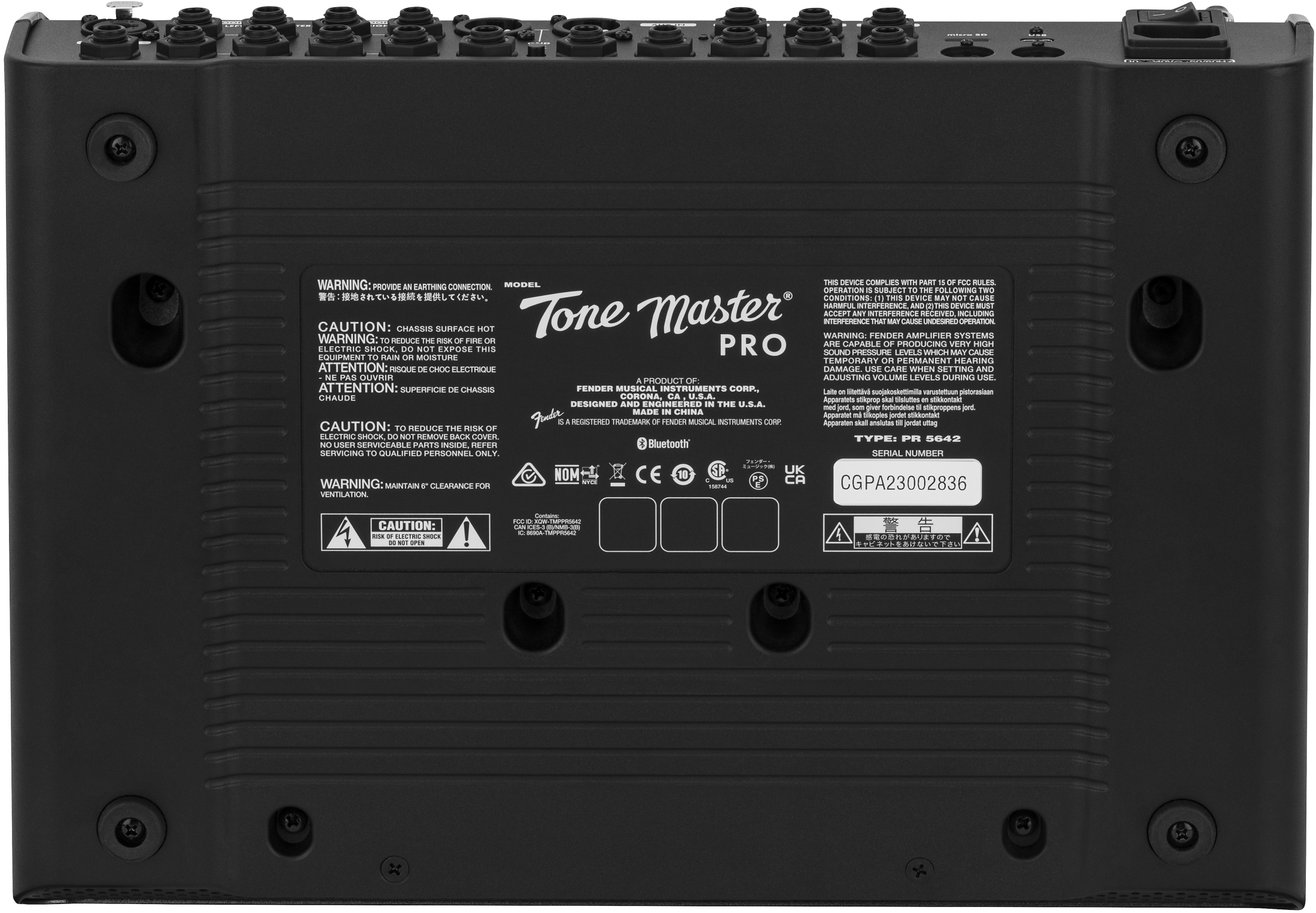 Fender Tone Master Pro Multi-effects Guitar Workstation and Expression Pedal