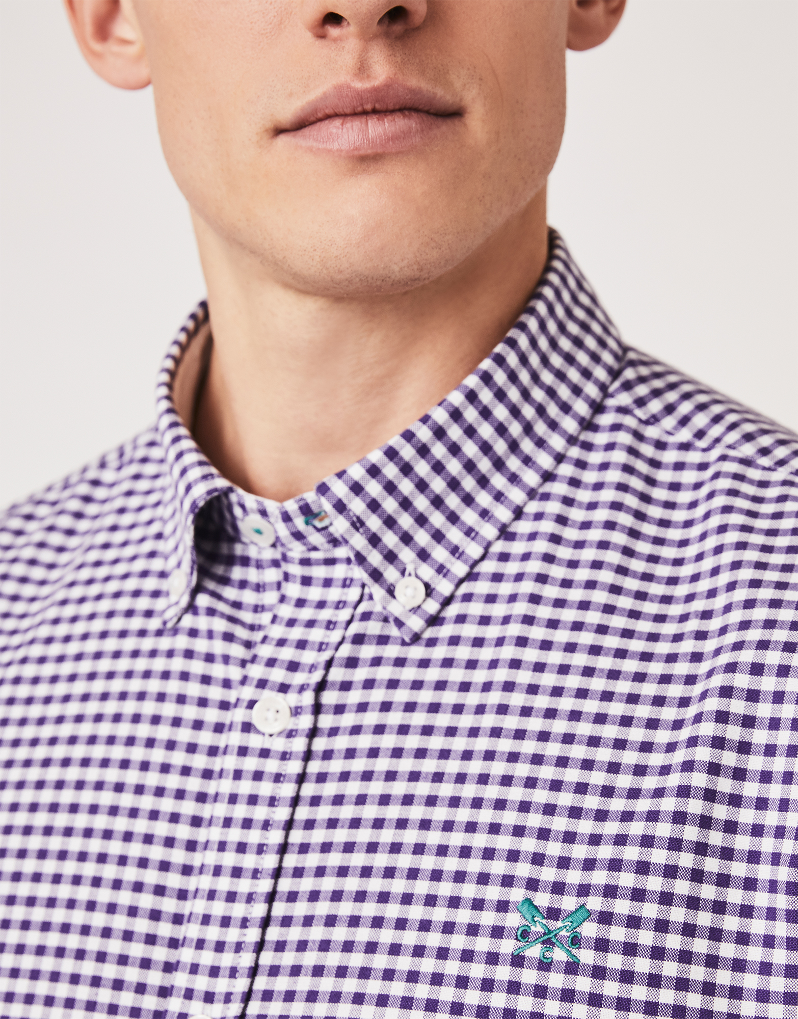 New Crew Clothing Mens Heritage Oxford Gingham Shirt in Multicoloured Size XXL HERITAGE OXFORD GINGHAM SHIRT