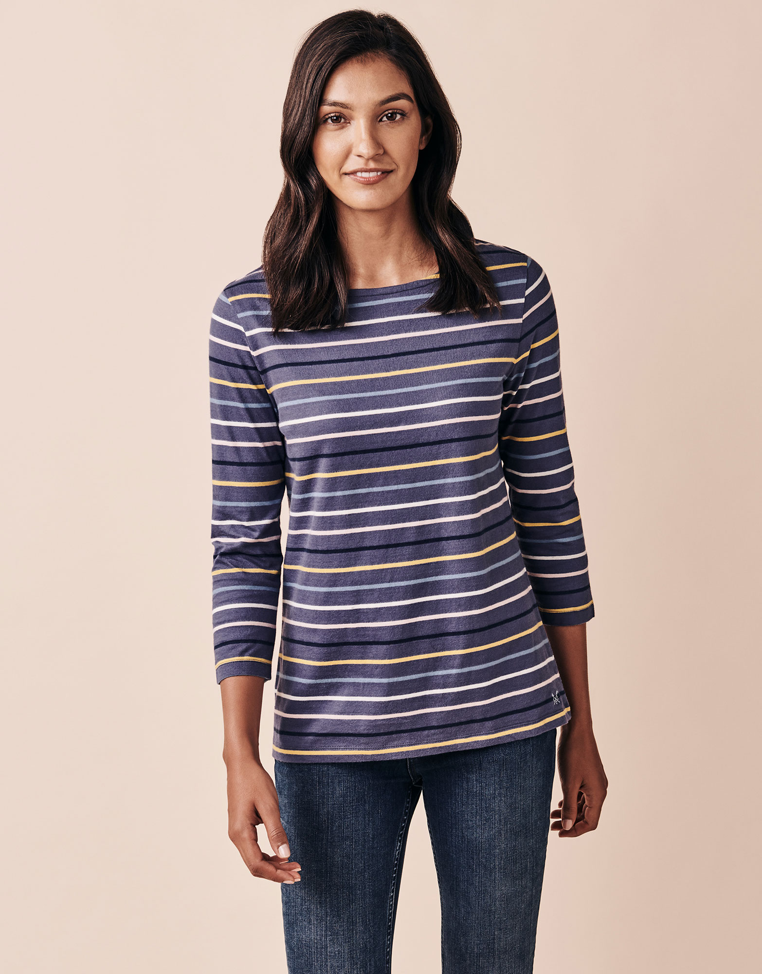 New Crew Clothing Womens Essential Breton in Multicoloured ESSENTIAL BRETON