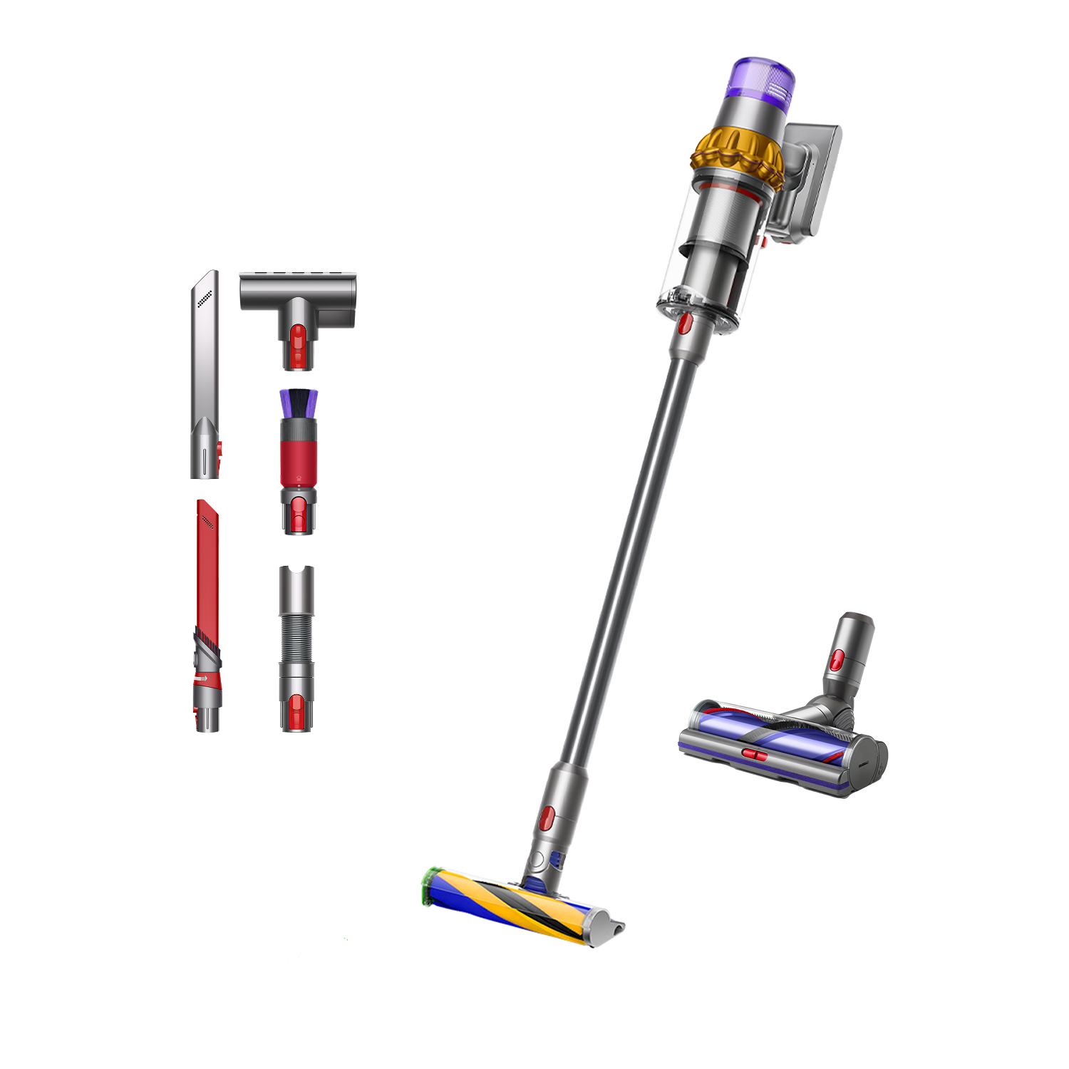 Dyson V15 Detect™ Absolute kabelloser Staubsauger + Spezialreinigungsset