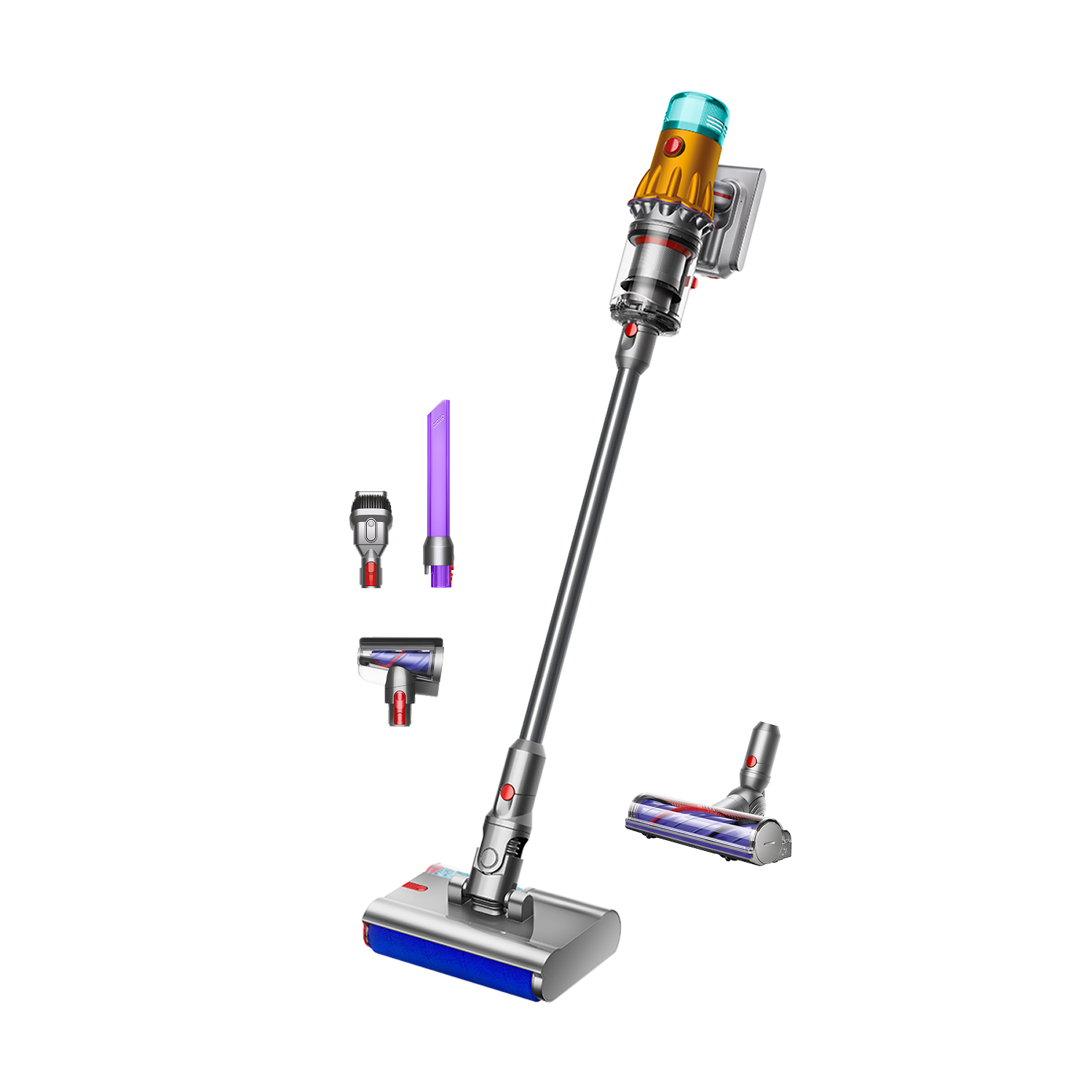 Dyson Aspirateur Balai V12s Detect Slim Submarine (2025) Yellow / Silver One Size unisex