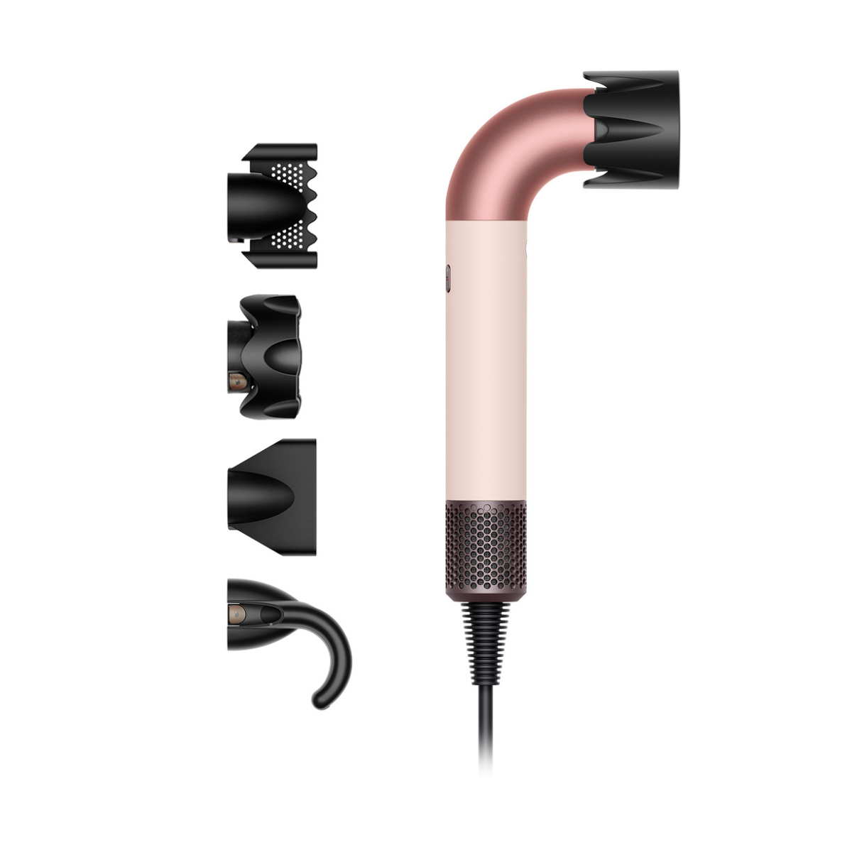 Dyson Supersonic r™ Haartrockner Straight+Wavy (Ceramic Pink/Roségold)
