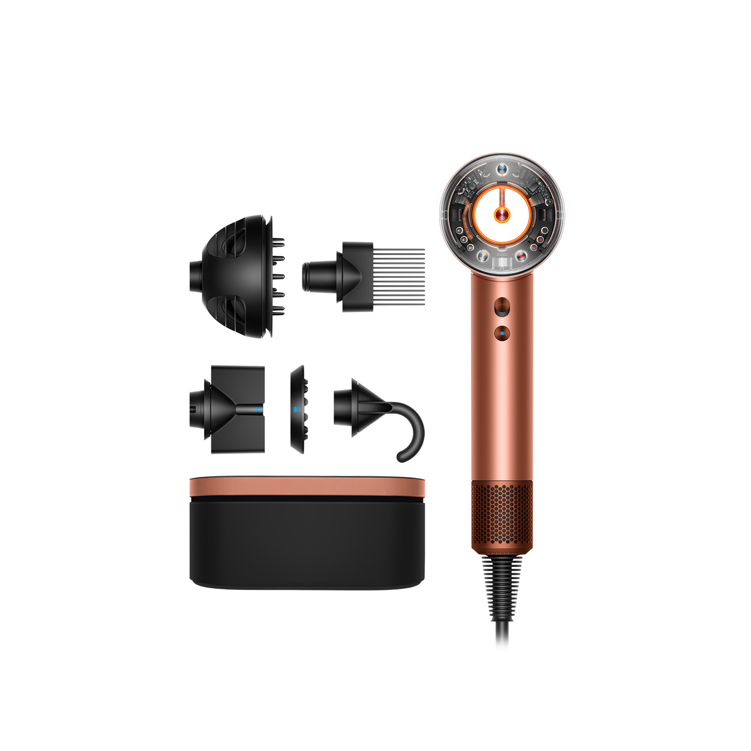 Dyson Supersonic Nural™ Haartrockner Curly+Coily (Amber Silk)