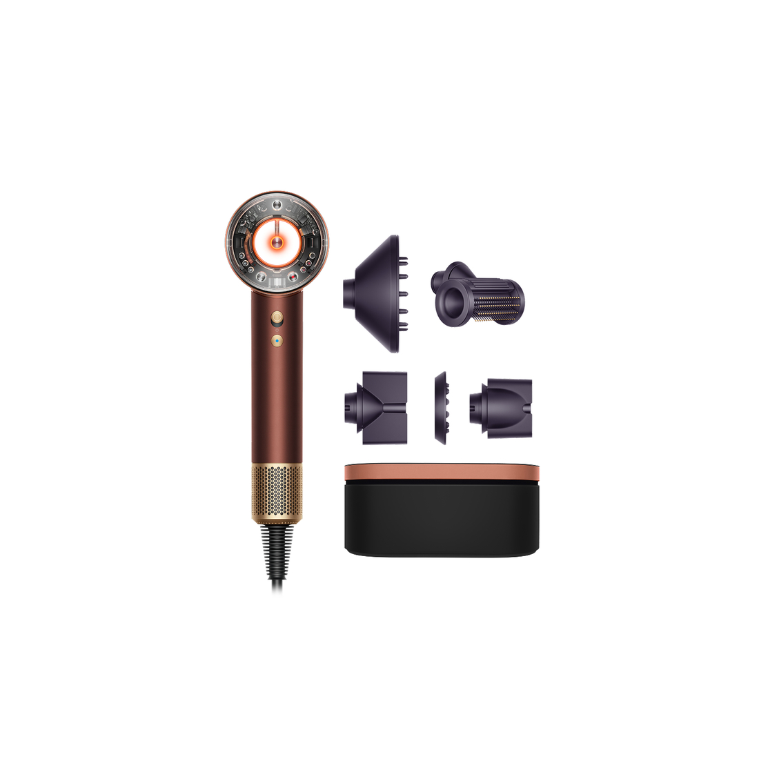 Dyson Tactical Supersonic Nural™ hair dryer Straight+Wavy Plum Copper - Image 3
