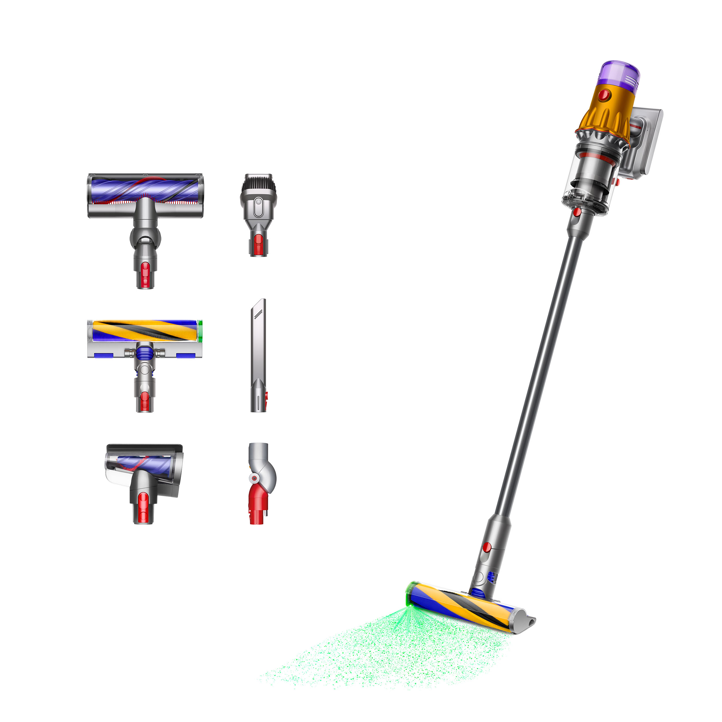 Dyson V12 Detect Slim Absolute Akku-Handstaubsauger (Beutellos, Modell 448884-01, Generation 2023)