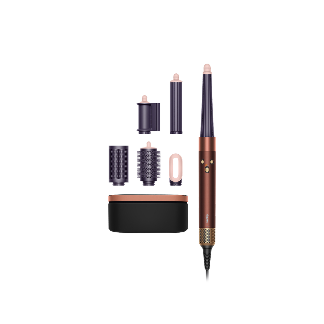 Dyson Airwrap i.d. Straight+Wavy - Multistyler - Föhnborstel - Krulborstel - Plum/Copper