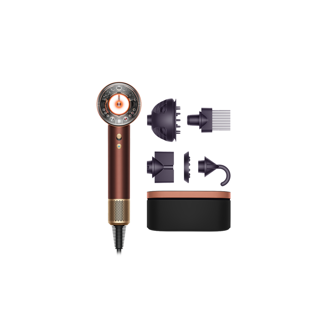Dyson Supersonic Nural™ Haartrockner – für lockiges und krauses Haar (Plum/Copper)