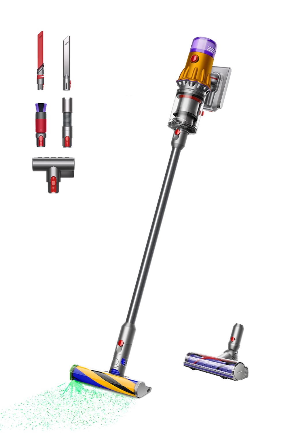 Dyson V12 Detect™ Slim draadloze stofzuiger + Detailreinigingsset