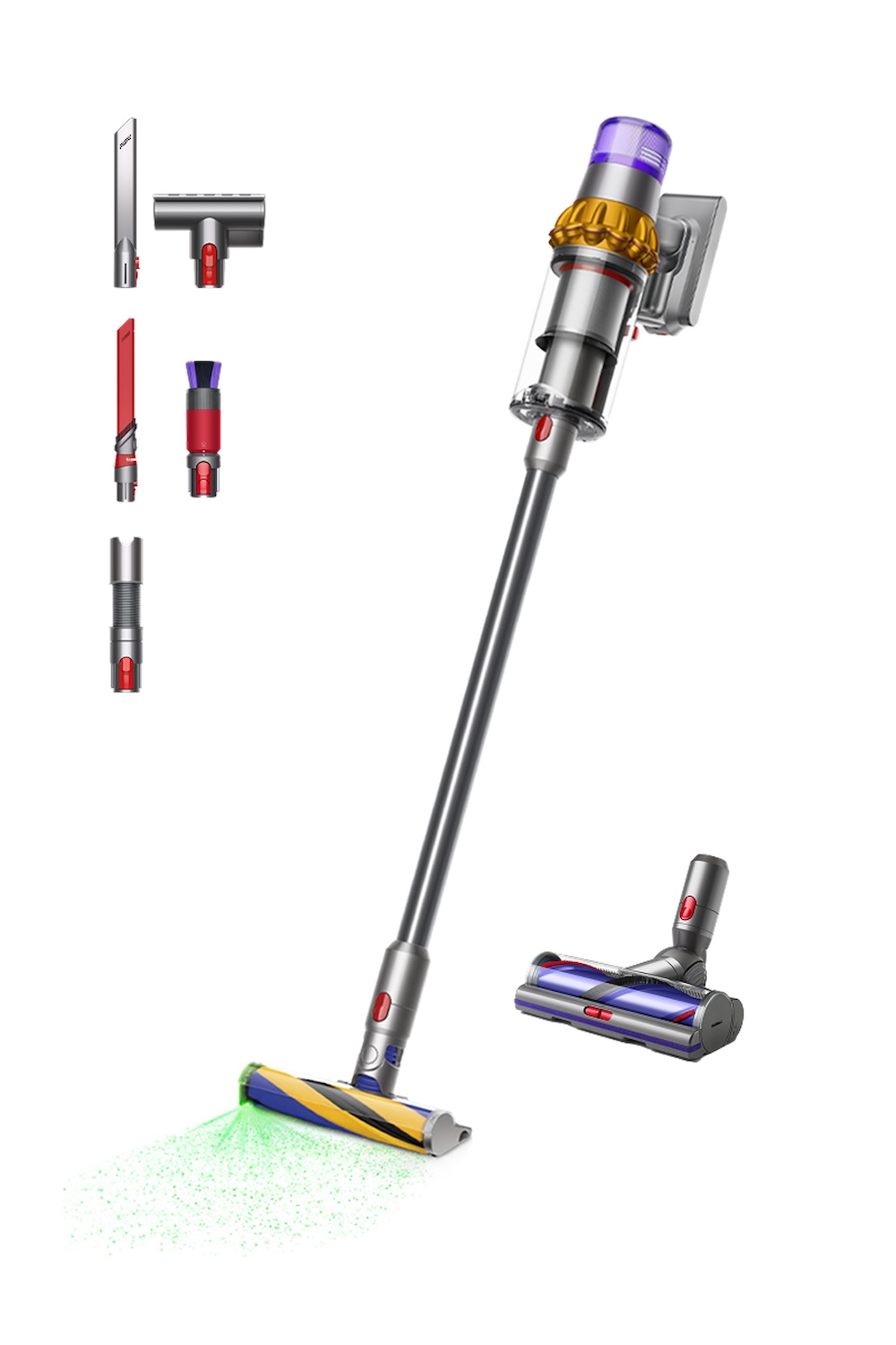 Dyson V15 Detect™ Absolute draadloze stofzuiger + Detailreinigingsset