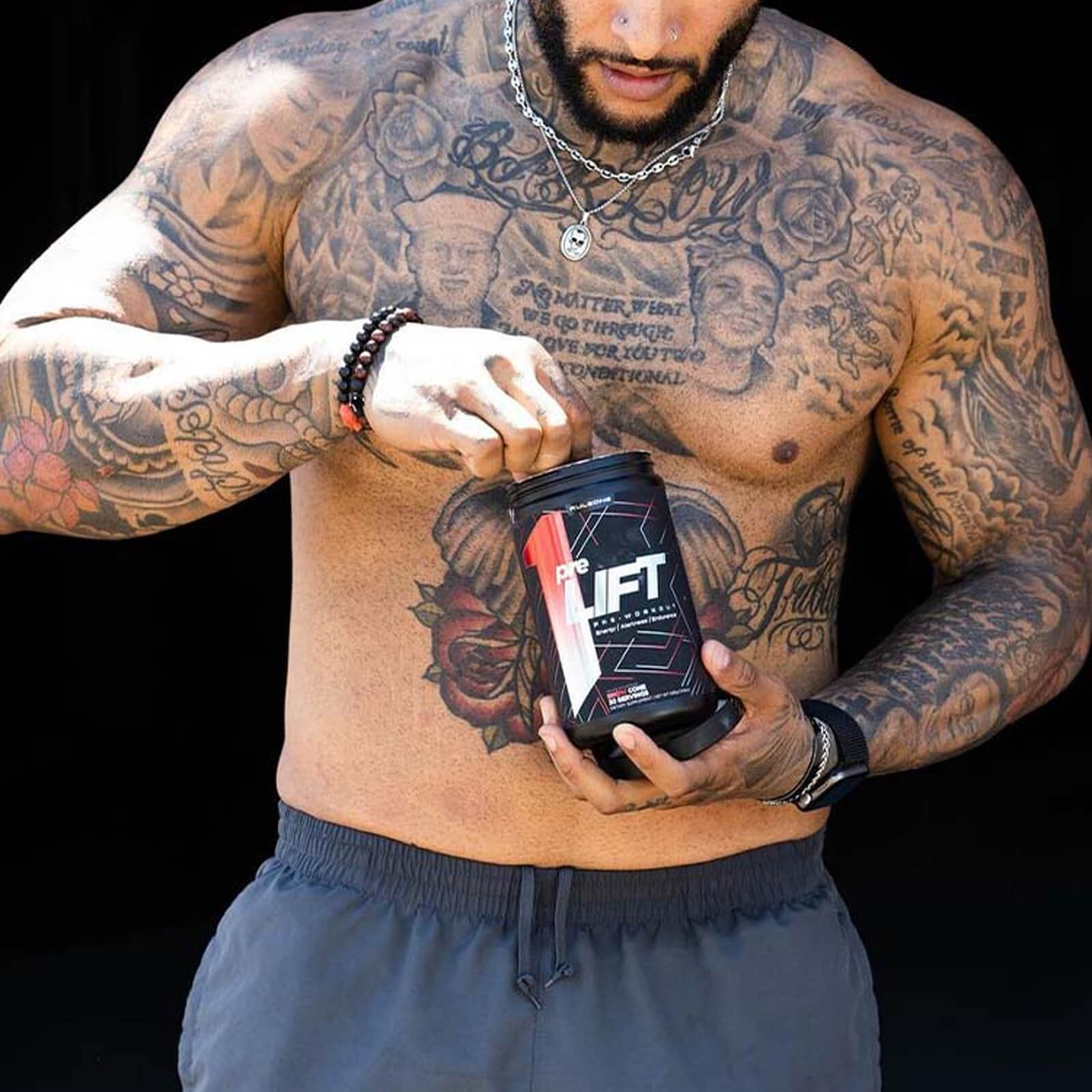 RULE 1 preLIFT Orange Pineapple High Intensity Pre Workout 420g