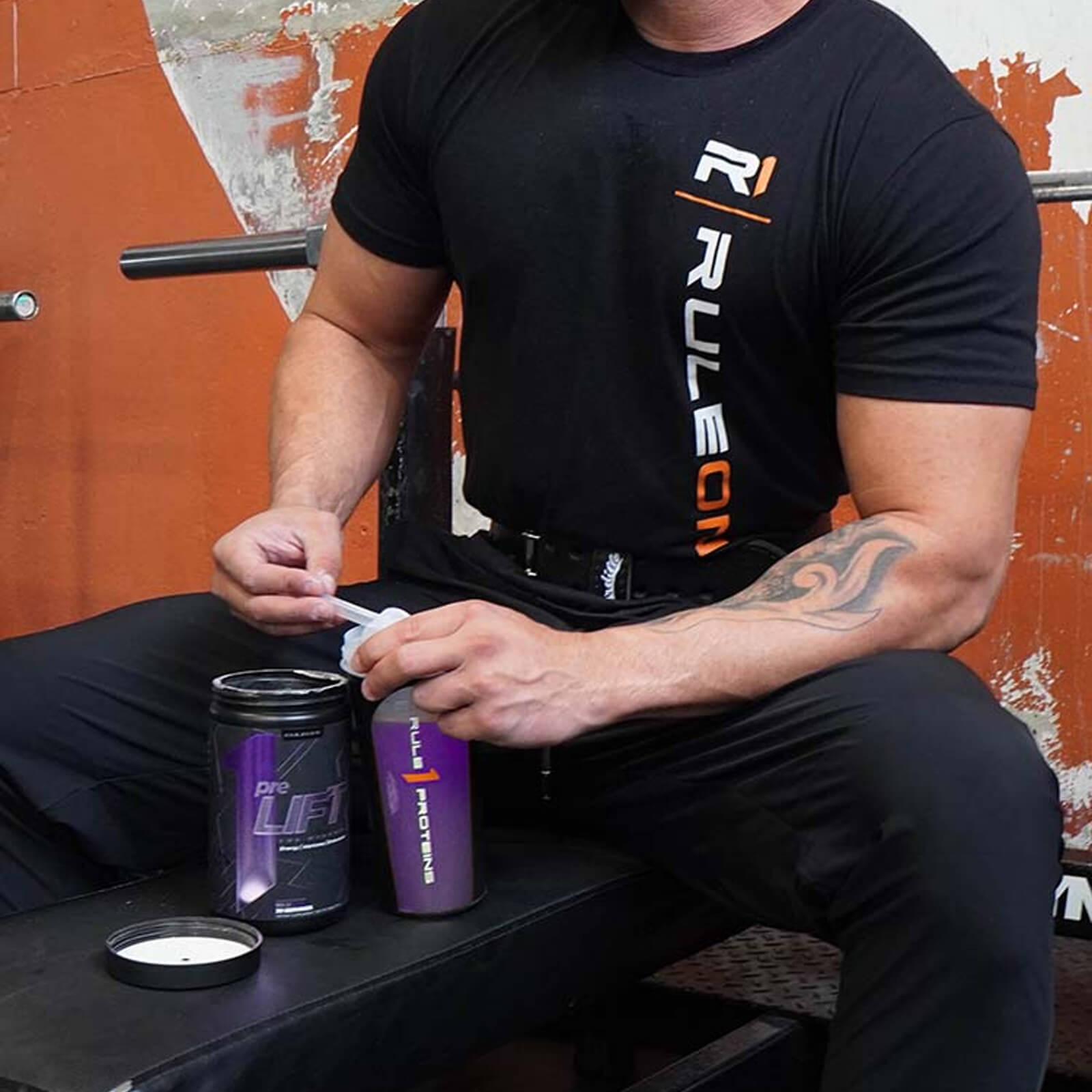 RULE 1 preLIFT Orange Pineapple High Intensity Pre Workout 420g