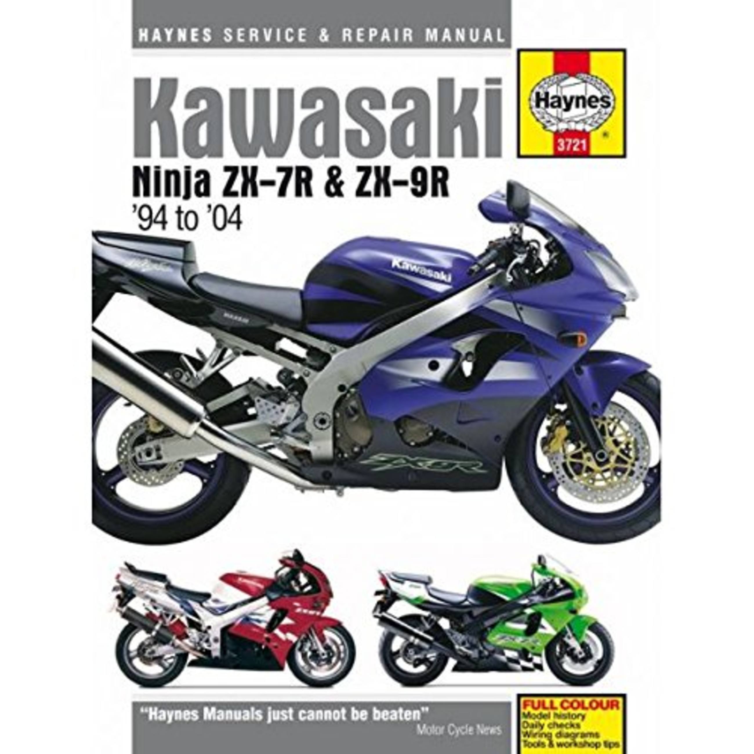 Kawasaki Zx750P Zx900 Ninjas Shop Repair Service Manual Book