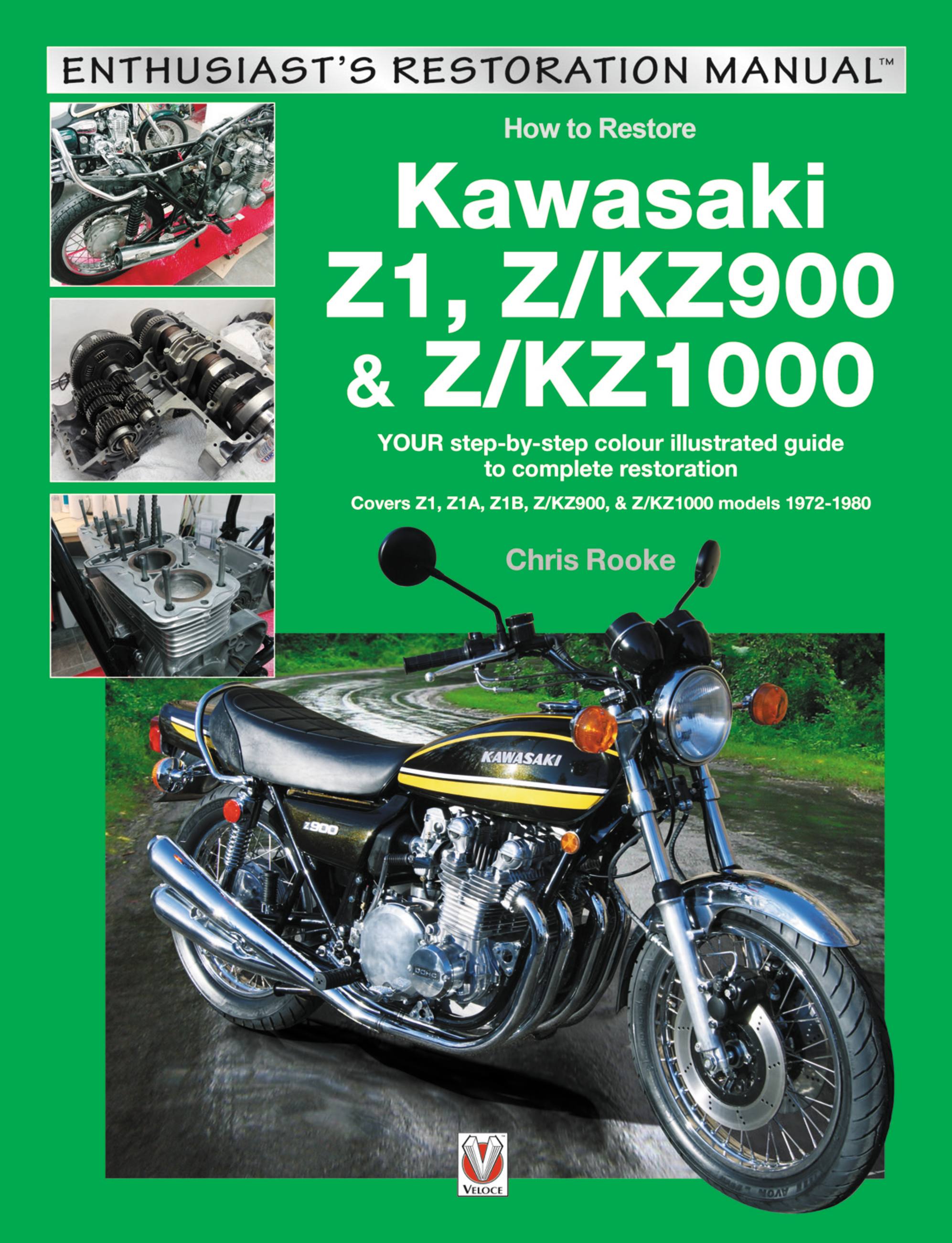 maxtrax⭐︎KAWASAKI Z TUNING BOOK Kawasaki Z1 Z/KZ900 Z/KZ1000 step-by-step color guide complete