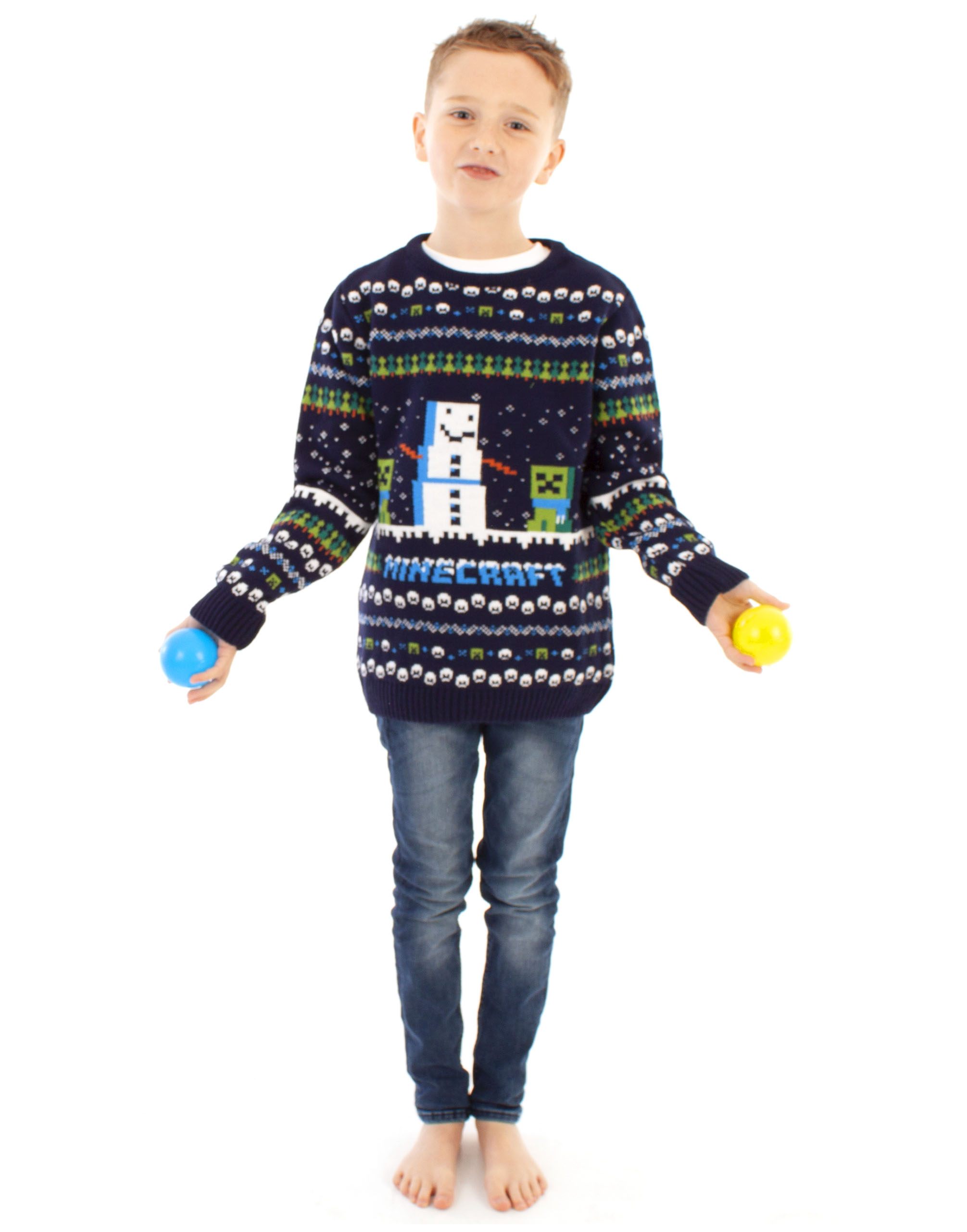Pull de noel minecraft Clearance