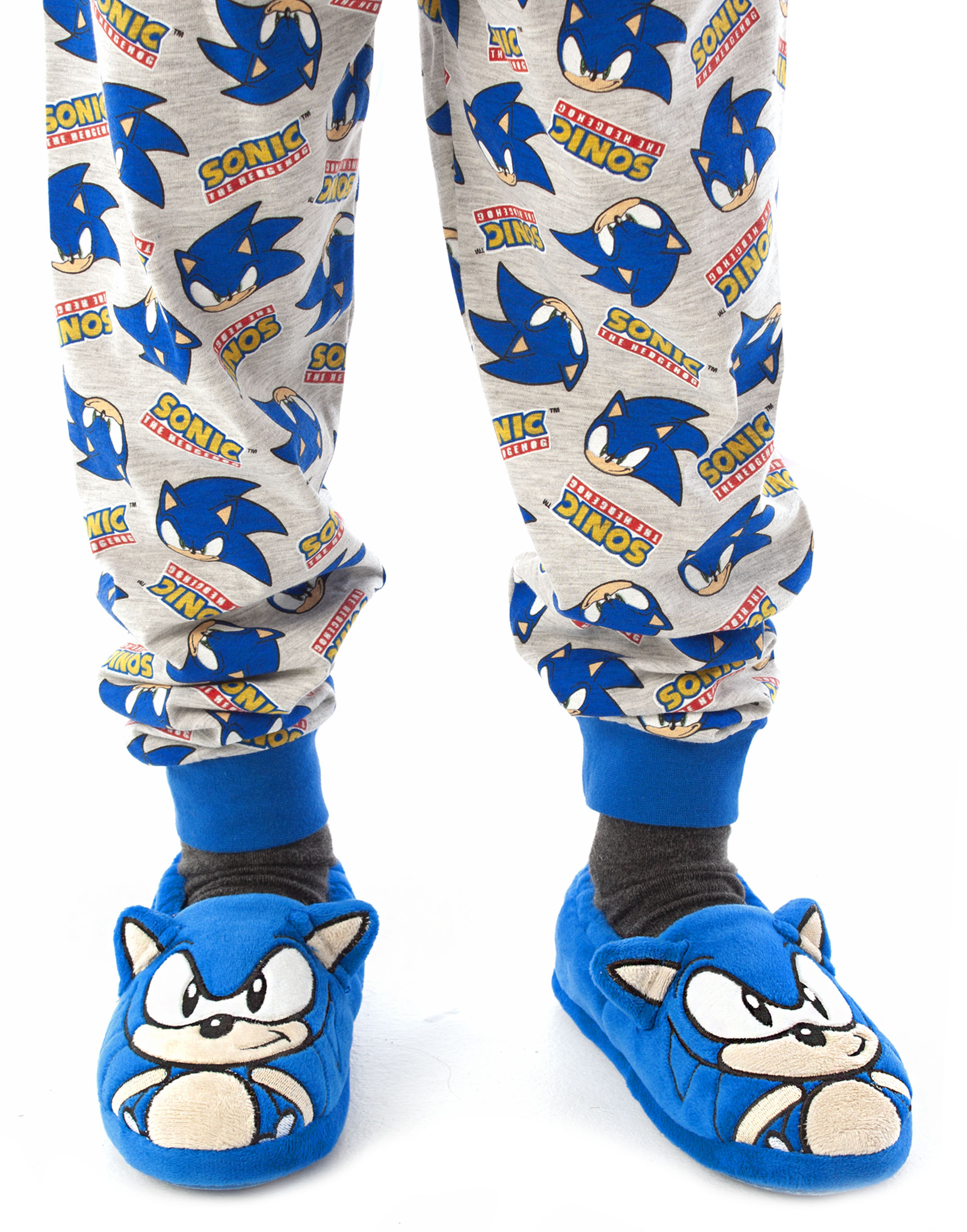 sonic the hedgehog childrens slippers