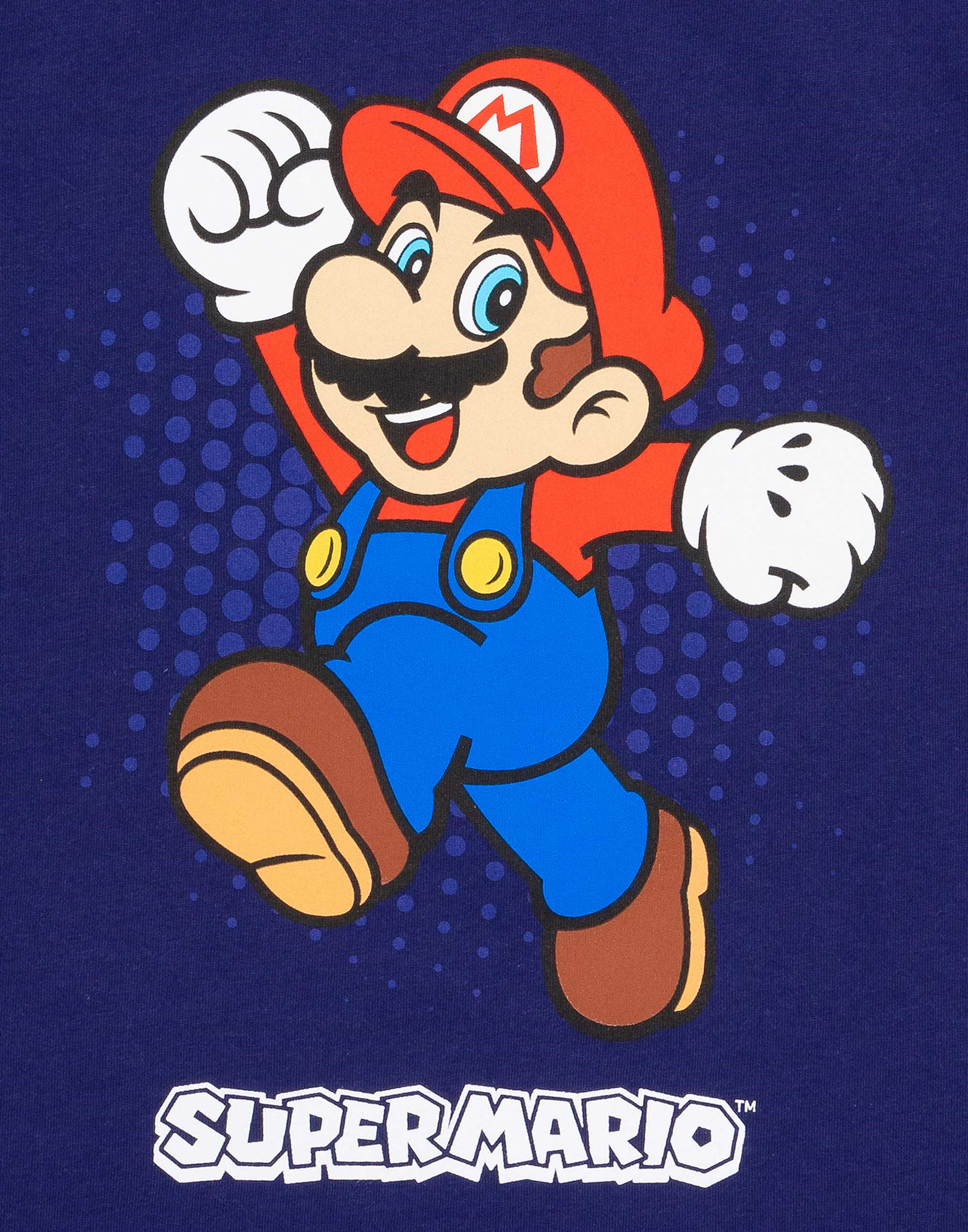 Nintendo Super Mario T Shirt Boys Kids Blue Short Sleeve Gamer Top eBay