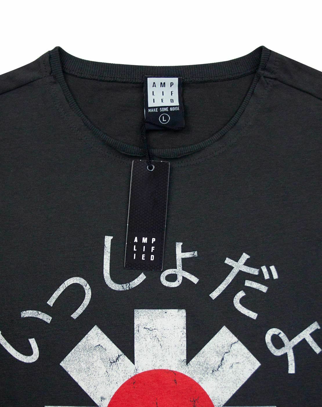 AMPLIFIED RED HOT CHILLI PEPPERS CHARCOAL MEN/'S T-SHIRT