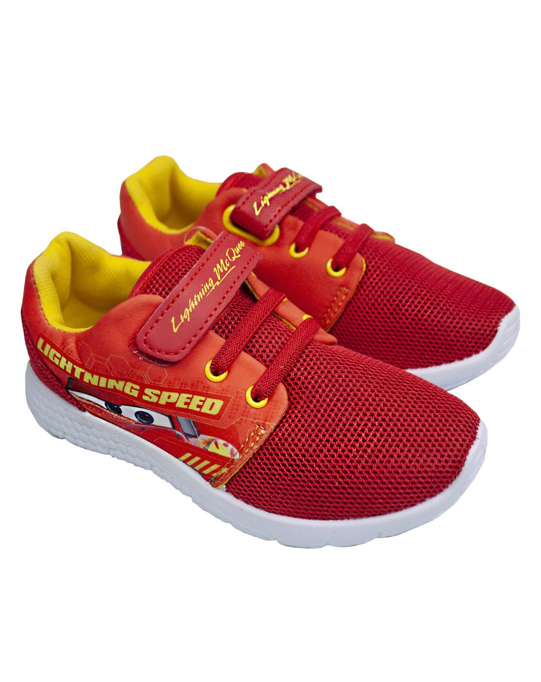 NWT DISNEY PIXAR CARS LIGHTNING McQUEEN CANVAS TODDLER TENNIS SHOE HARD