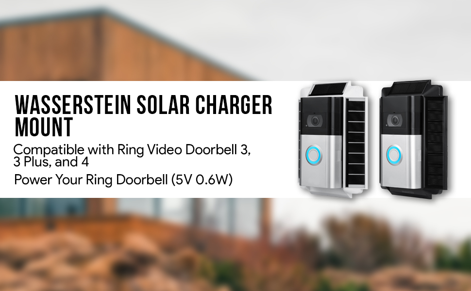 Solar Charger For The Video Doorbell 3 Or 3 Plus Information - View #13