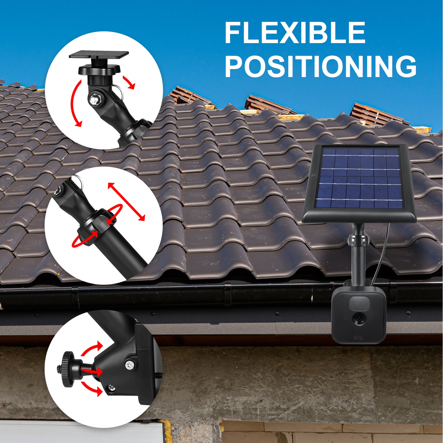 Montaje universal para cámaras de seguridad Wyze, Blink, Ring, Arlo, Eufy - Imagen 5 de 22