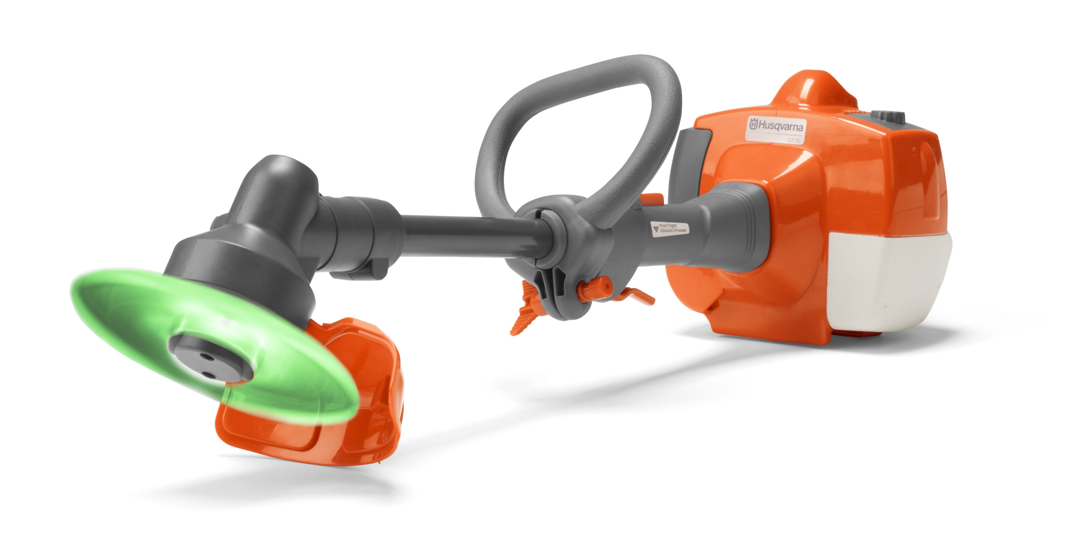 Husqvarna Toy Trimmer with Realistic Sounds and Light-Up Trimmer