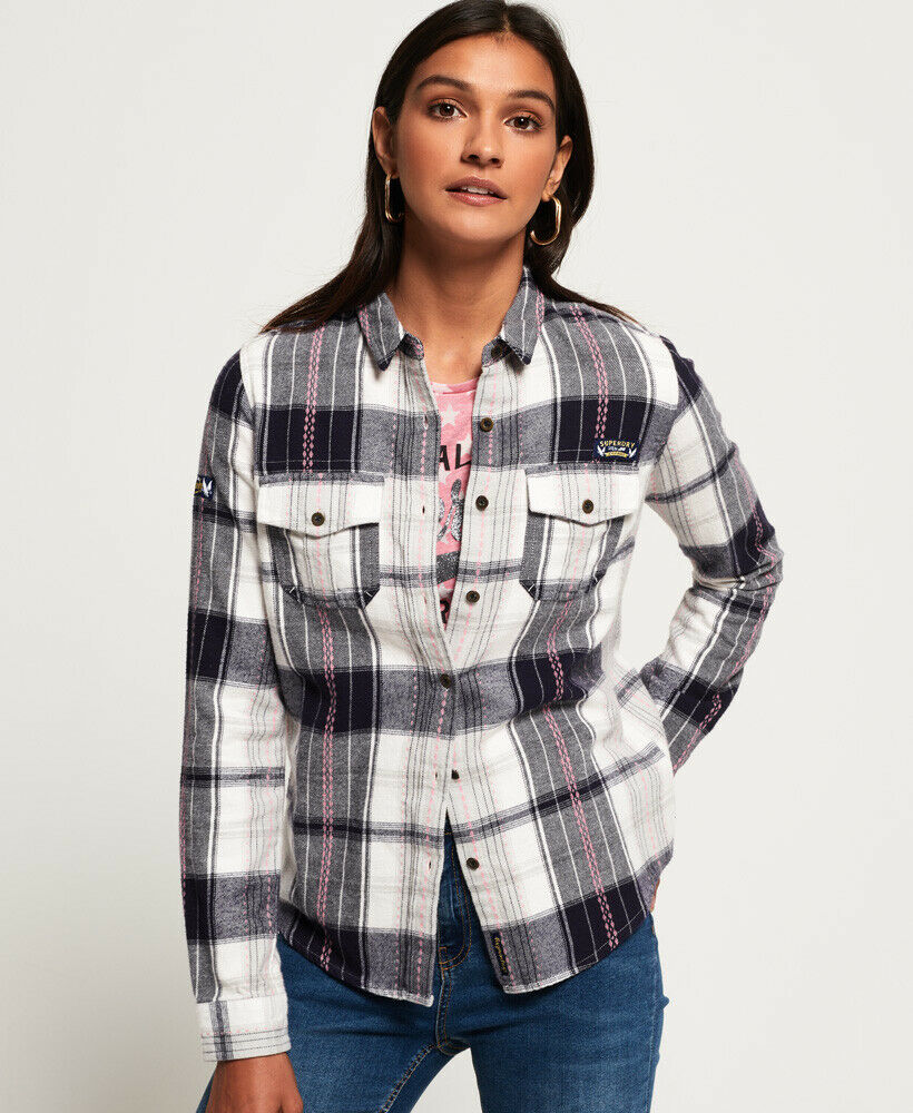 superdry checked jacket