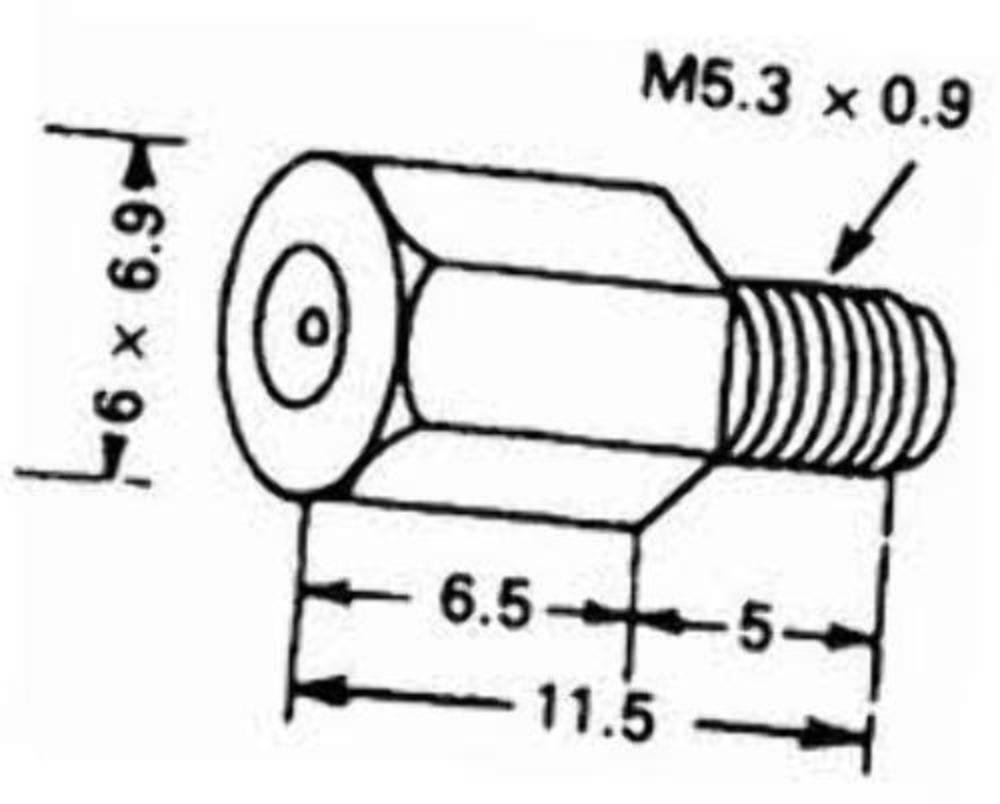 Mikuni Geniune Large Hex Main Jet 400 Carb Carburetor Vm Tm Tmx 4 042 400 Motors Motorcycle Air Intake Fuel Delivery Parts