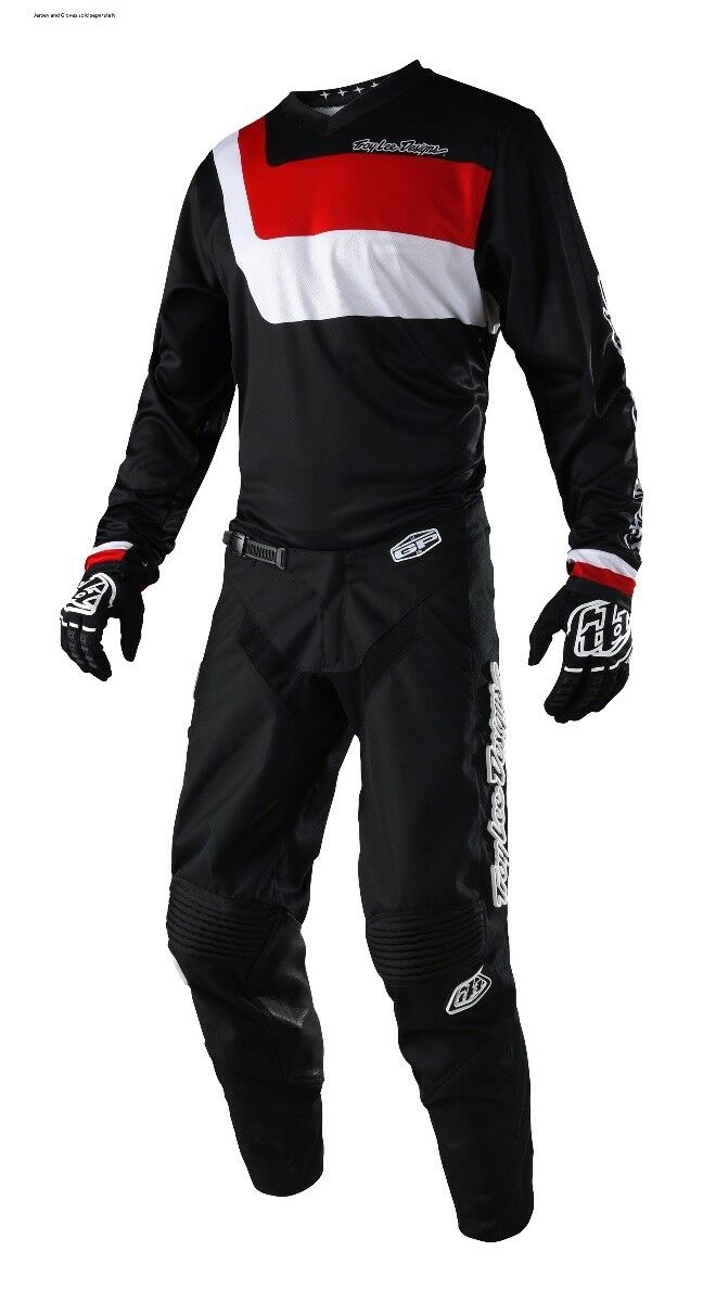 Size 28-44 Troy Lee Designs GP Mono Black Lightweight Motocross Pants Size 28-44 Troy Lee Designs GP Mono Black Lightweight Motocross Pants