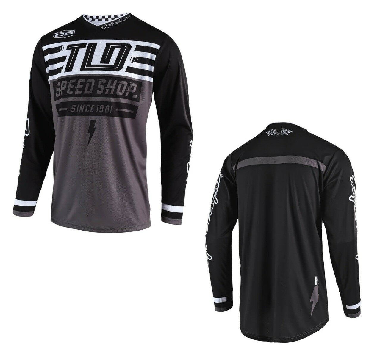 TROY LEE DESIGNS GP JERSEY 2019 MOTO BLACK MOTOCROSS MX DIRT BIKE ATV ALL SIZES