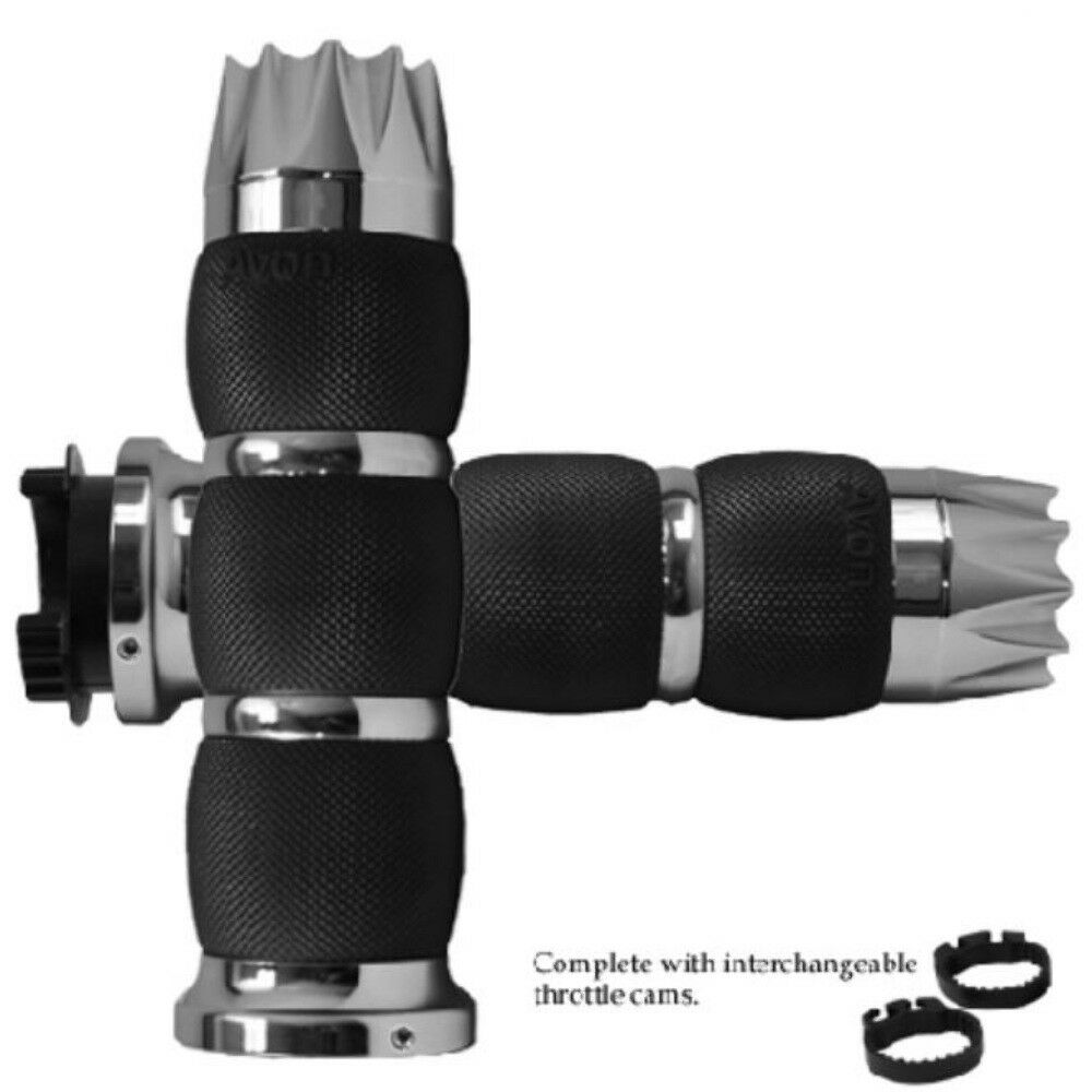 Black Anodized Avon Grips Rival Air Cushioned Grips MT-IN-AIR-90A-R