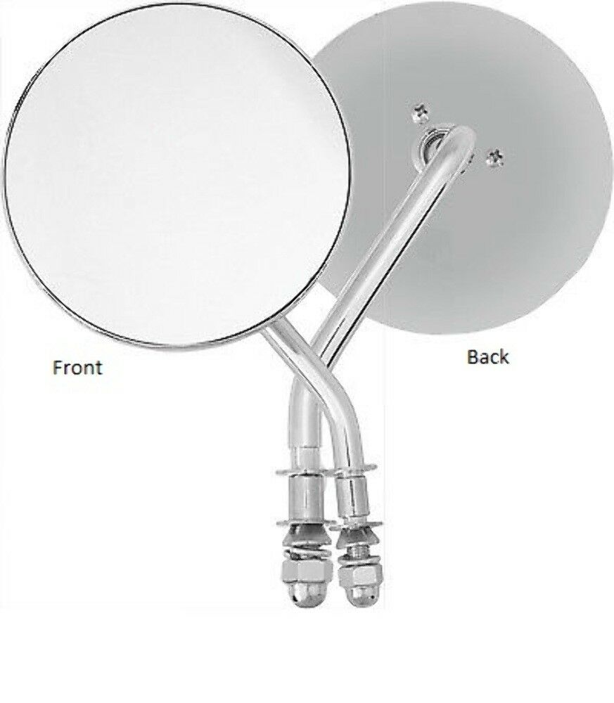 HARDDRIVE CHROME 4/" ROUND MIRROR RIGHT SIDE 153083